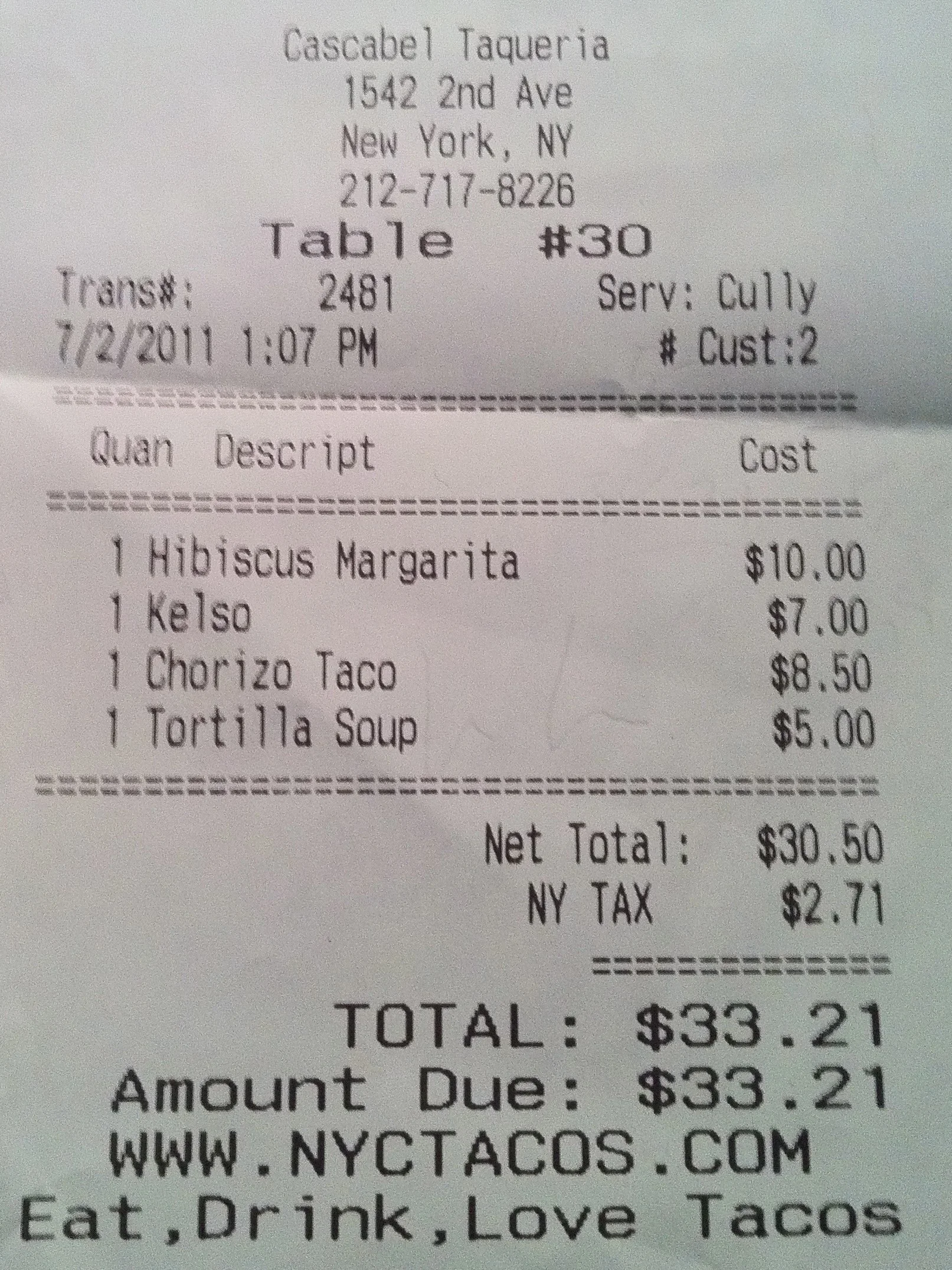 Cascabel Taqueria