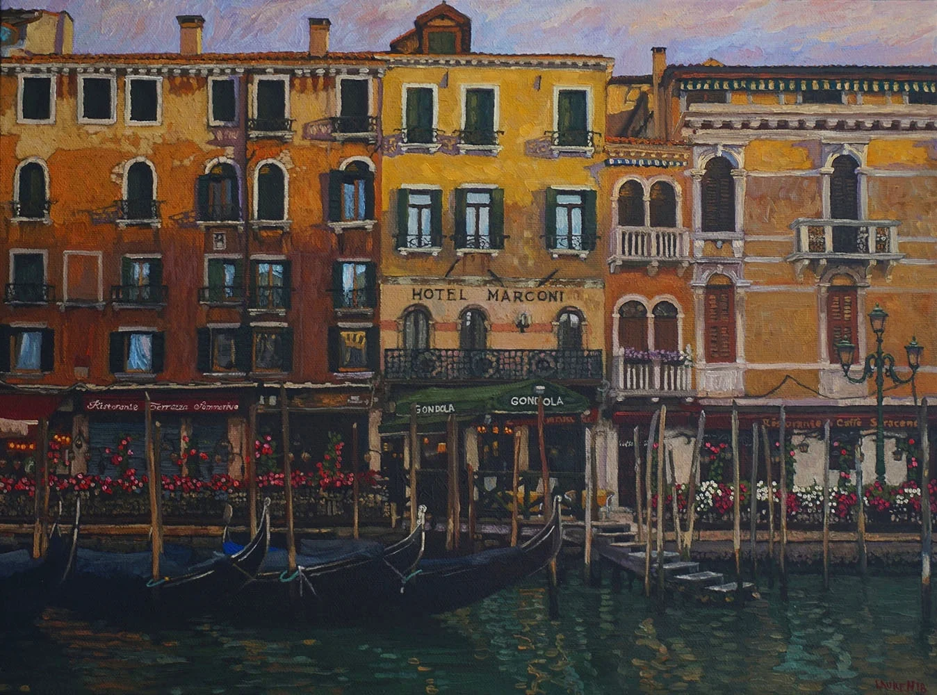 Sunrise on Hotel Marconi, 2018