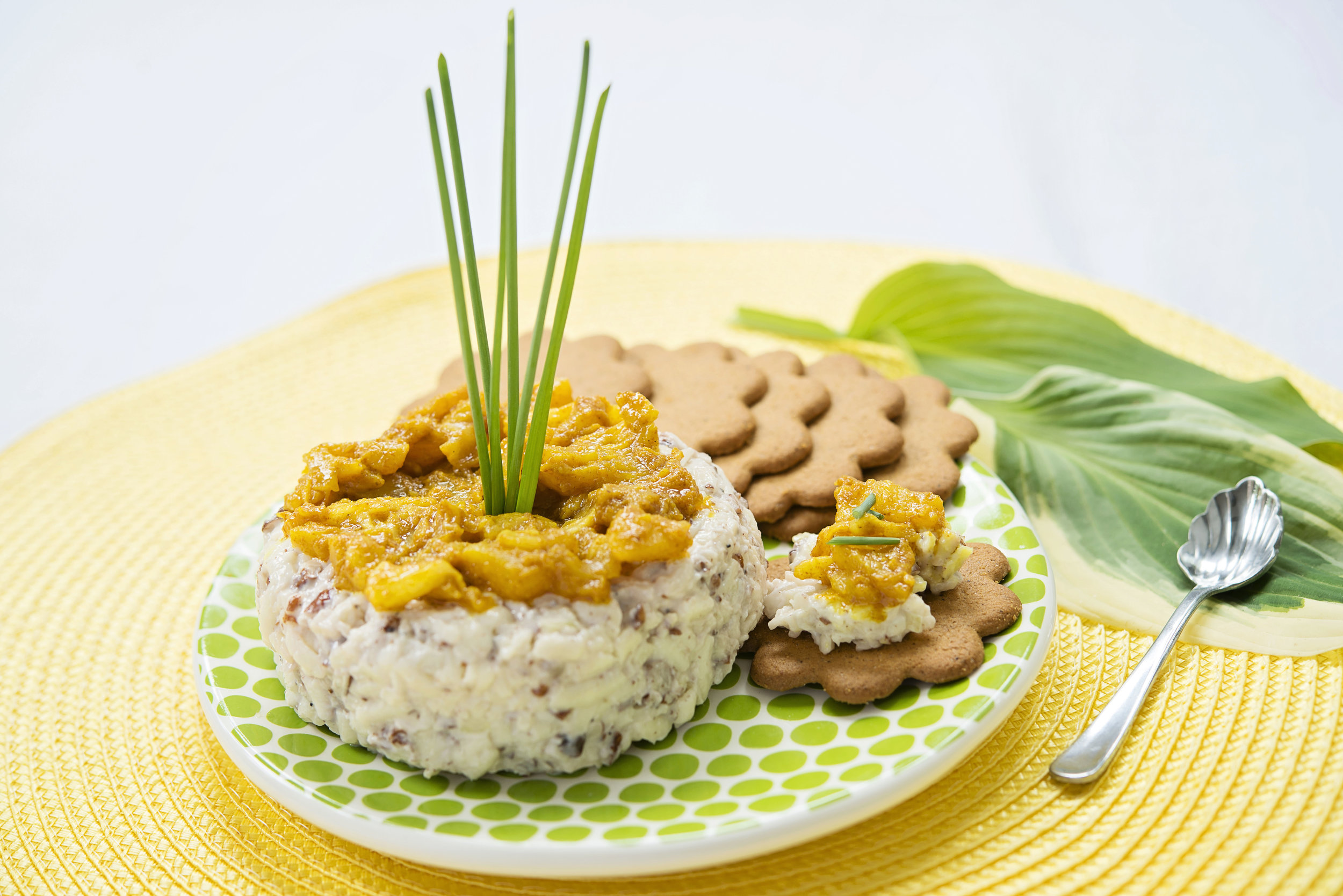 Cheddar and Pecan Pate with Curried Caramelized Pineapple - Dunnington.jpg
