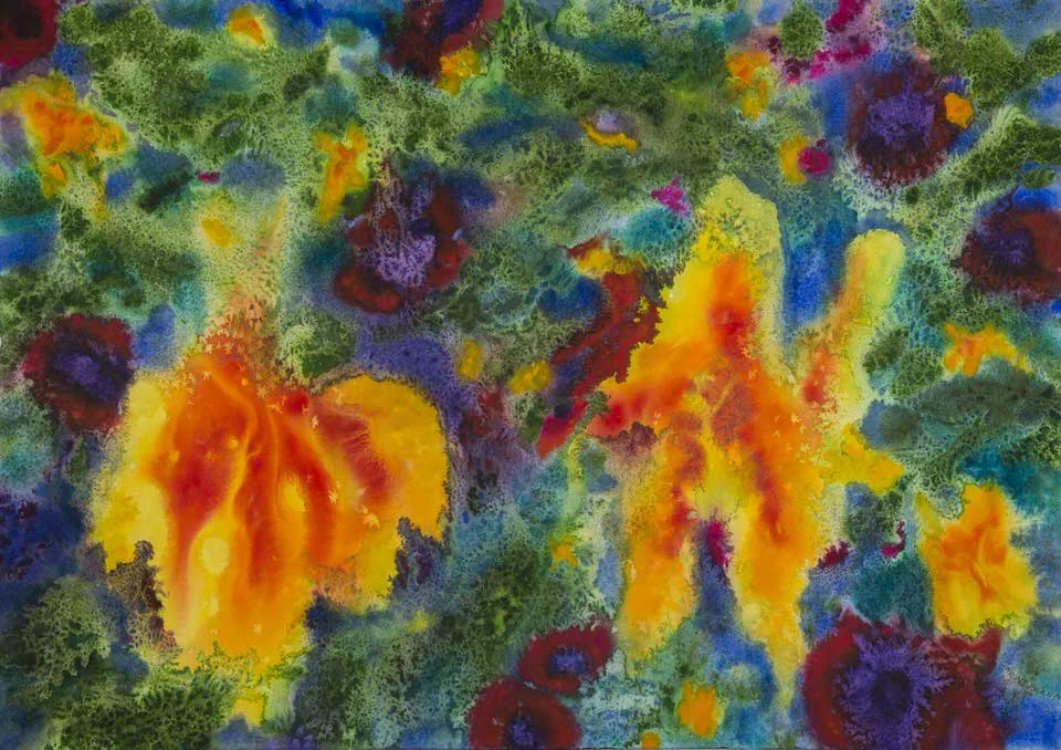 "The Last Waltz -Melting Sea Star Series " Watercolor 30x40 ©Mary Kay Neumann Not for Sale