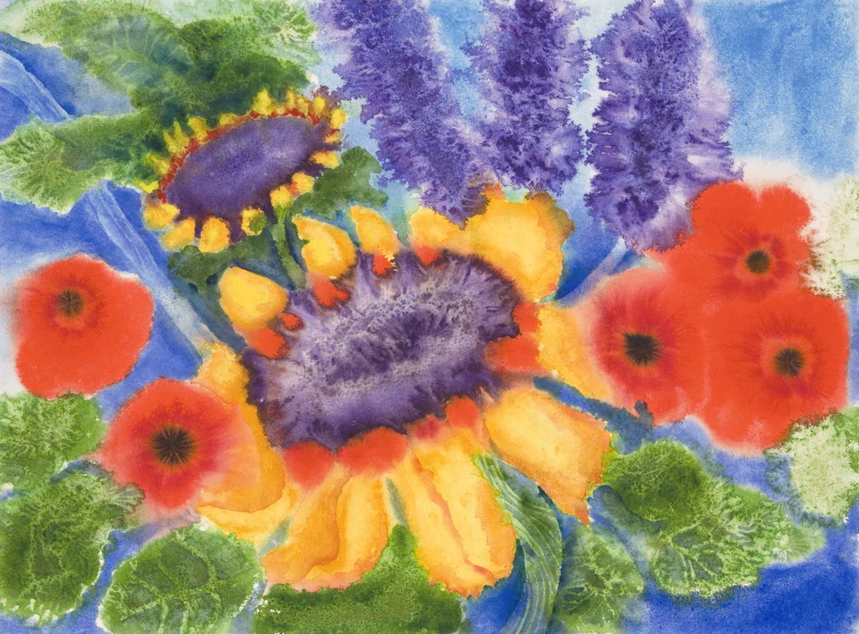 "Every Breath You Take" TTidepools in Peril Series Watercolor 22x30 ©Mary Kay Neumann Dean Clinic Corporate Collection, Janesville, WI