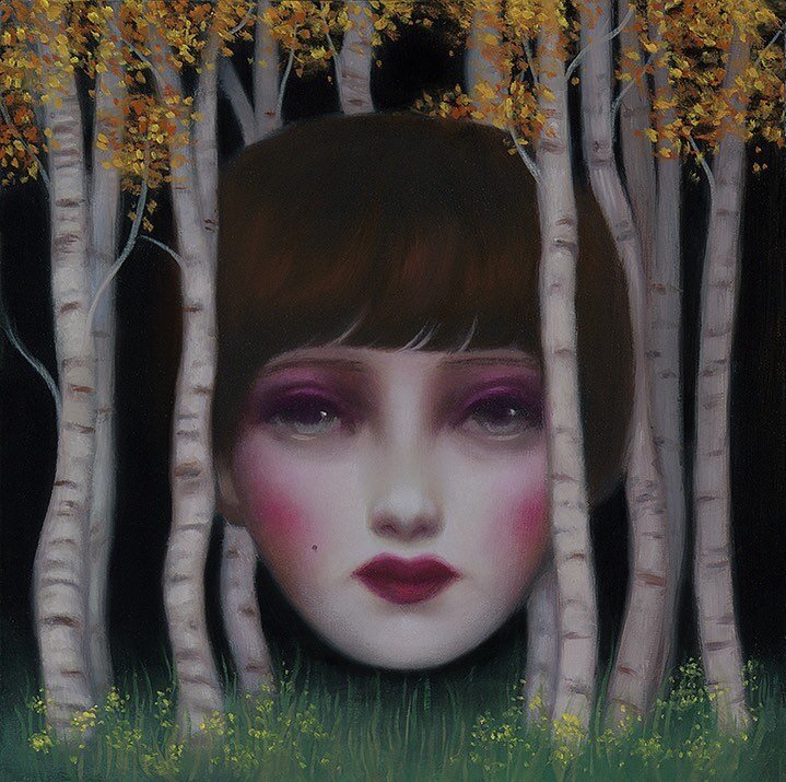 Here&rsquo;s another painting from the archives: my little &ldquo;Querent&rdquo; 🍂

#sydbeeart #sydbee #floatinghead #autumn