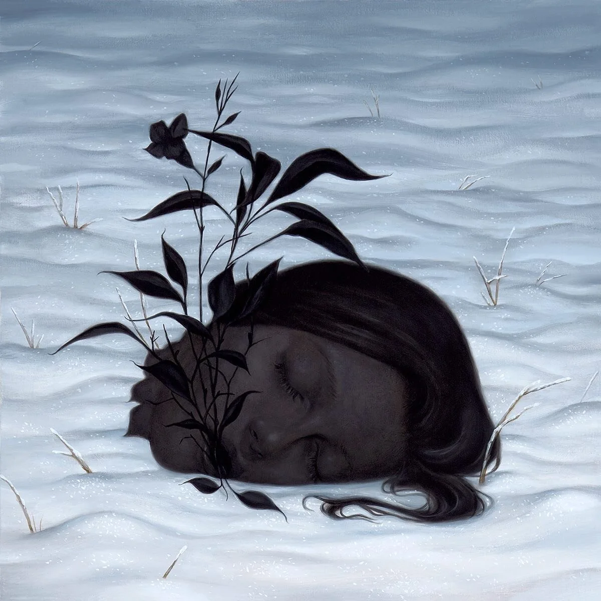 &ldquo;Soft Sorrow&rdquo; 🥀 a painting from last year