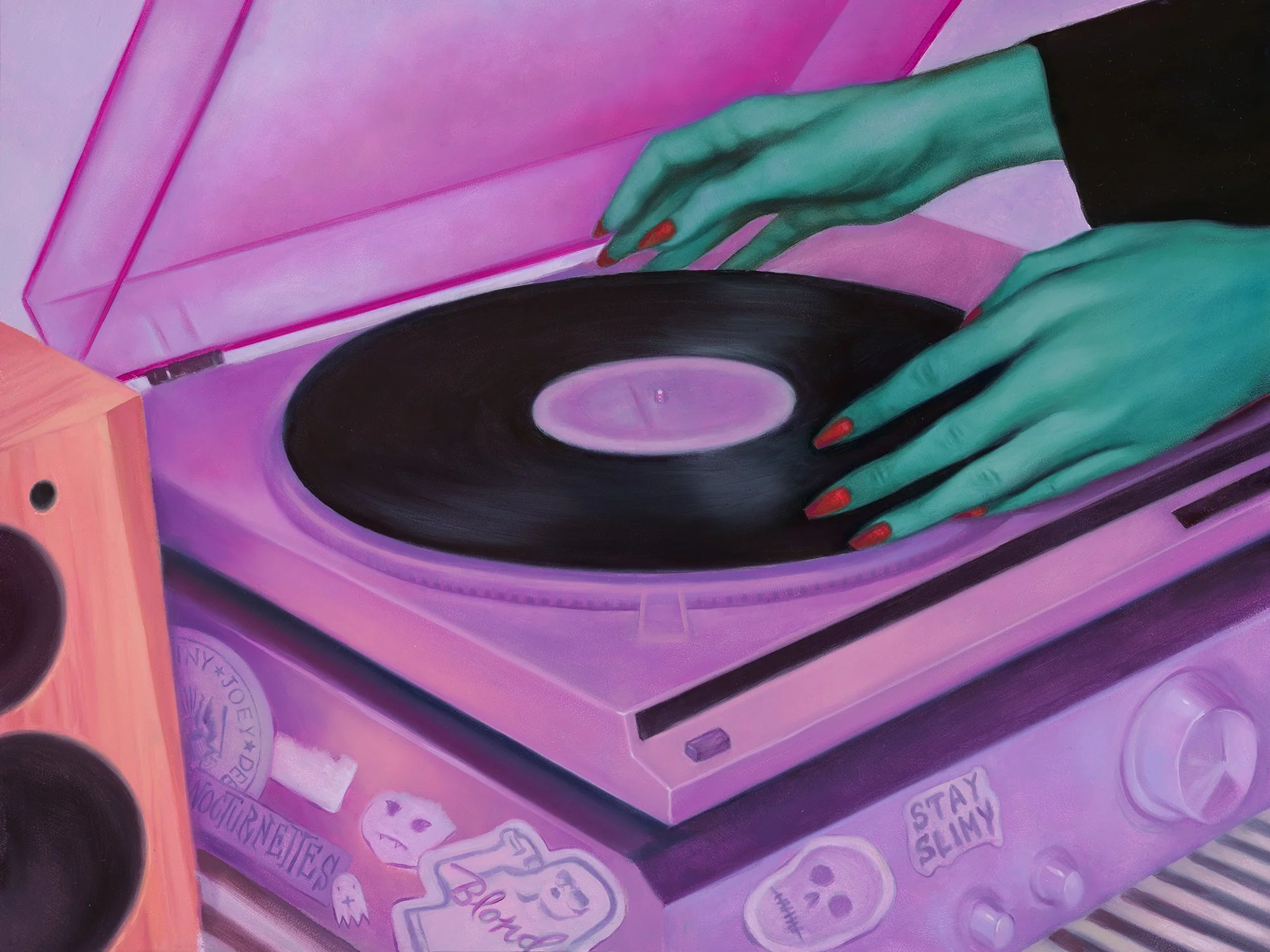 Hot Pink Hex Machine - 18x24.jpg