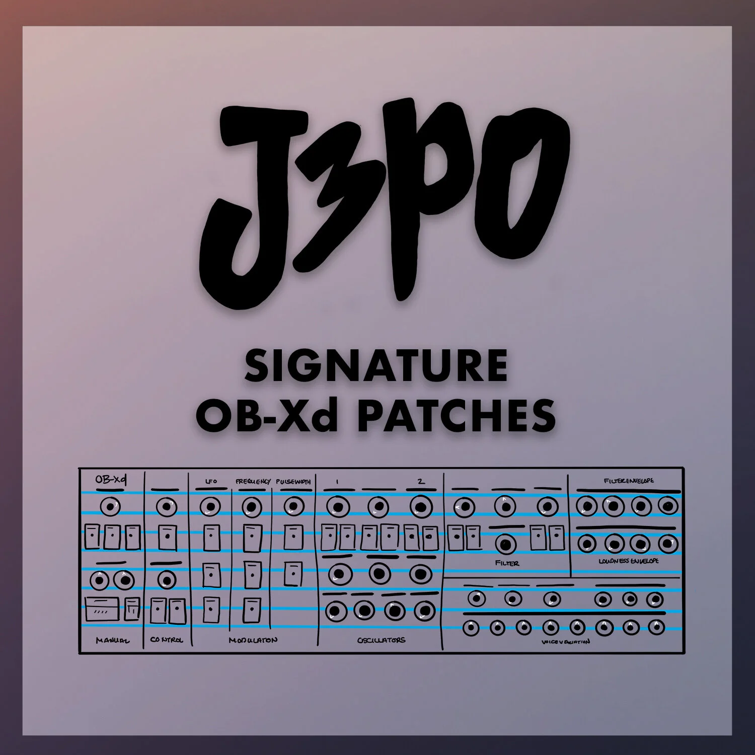 J3PO Signature OB-Xd Patches — Julian Pollack/J3PO