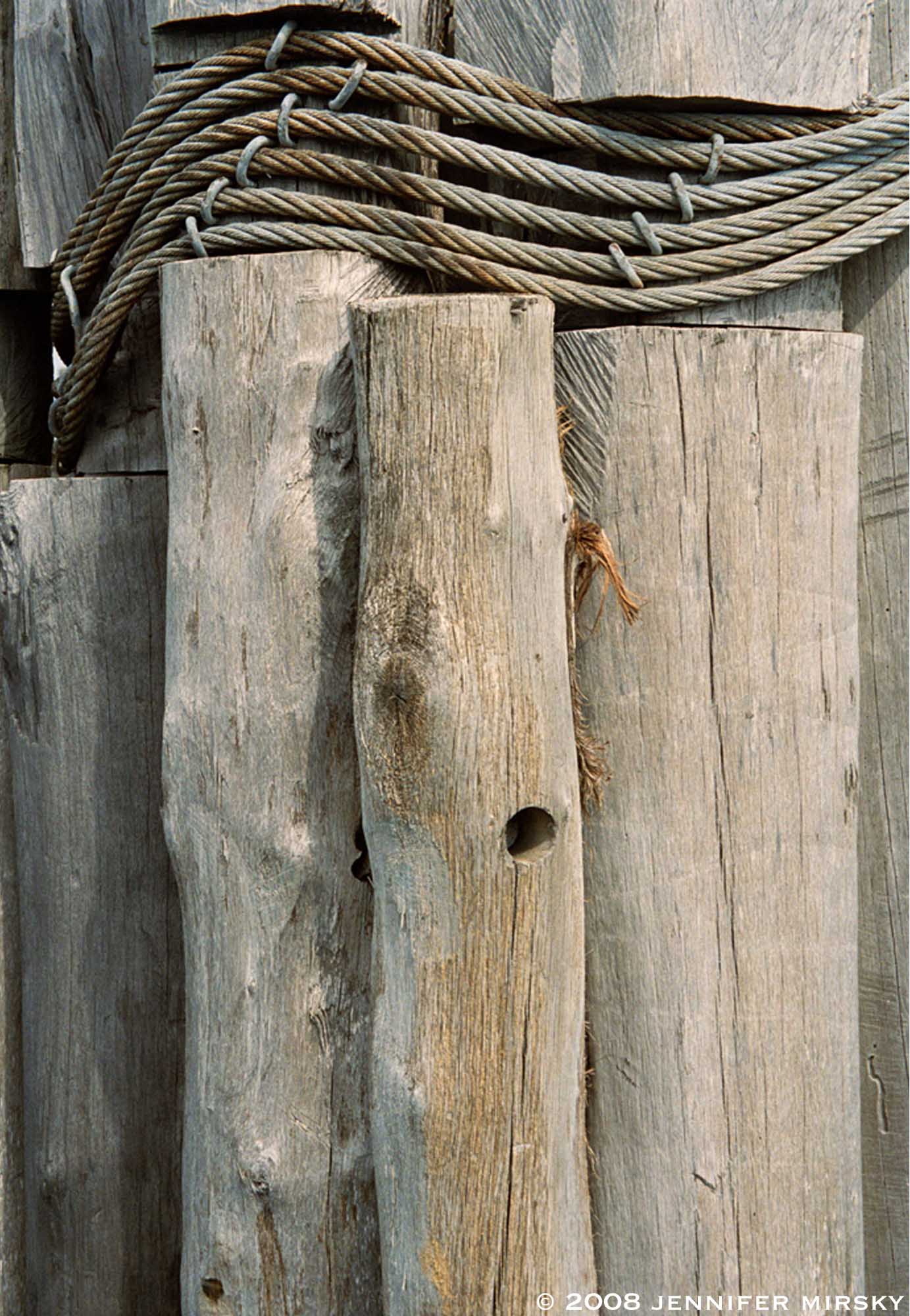 FERRY PYLONS NO.1  — SAG HARBOR/SHELTER ISLAND, NY