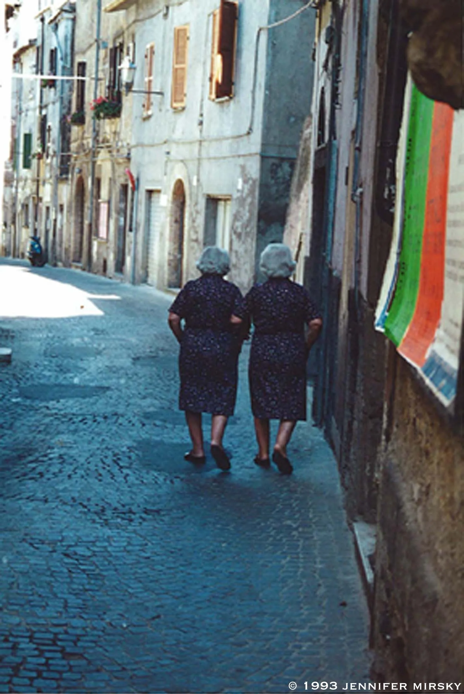 IDENTICAL TWINS (66 YRS OLD) — NEPI, ITALY
