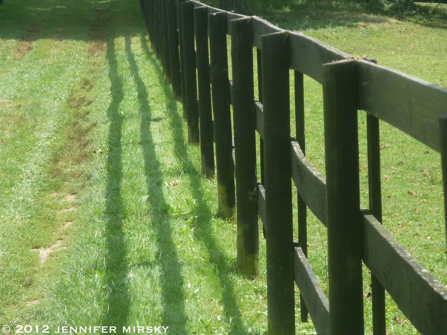 FENCE'S SHADOW — WASHINGTON, CT