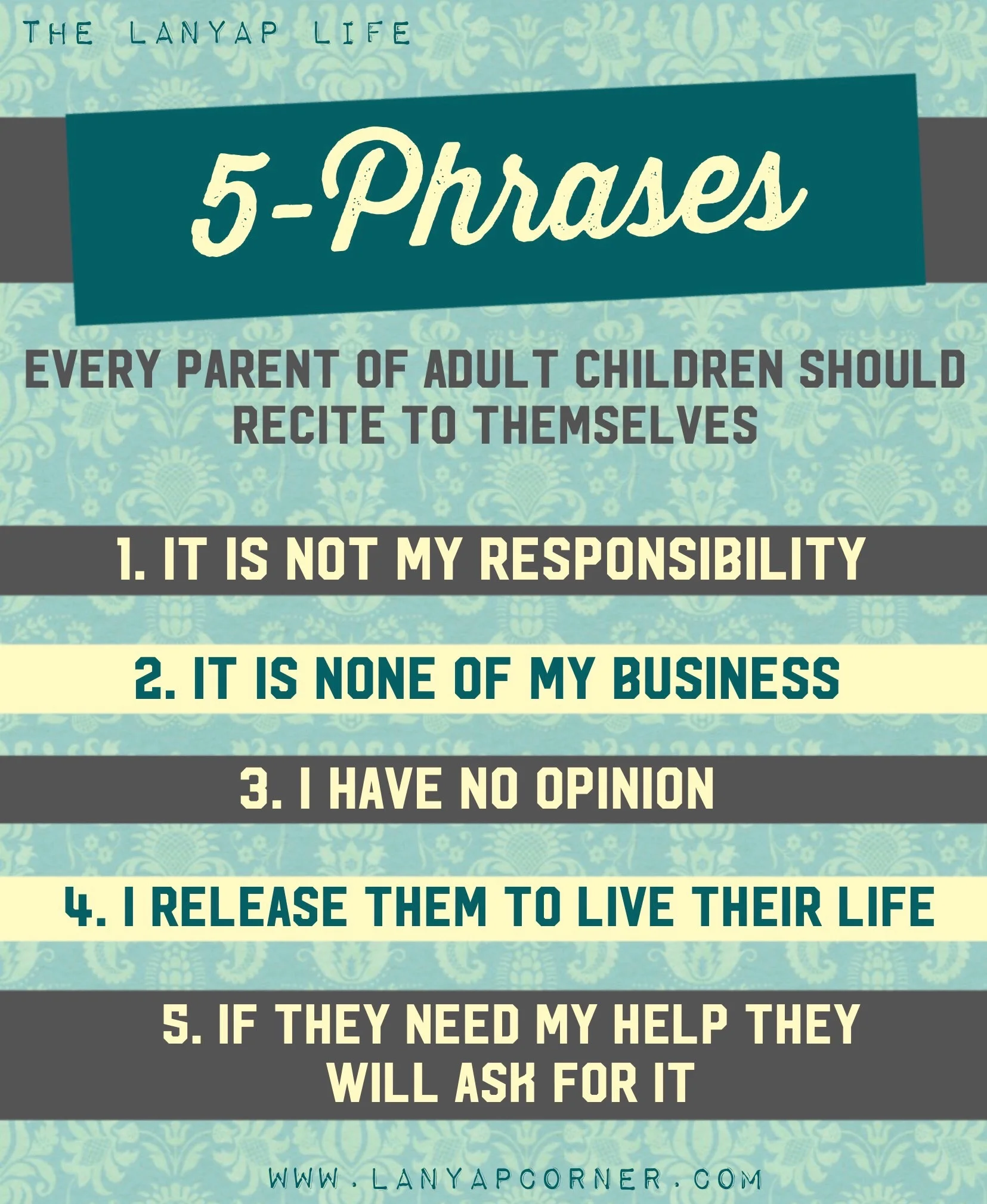 5-Phrases Every Parent of Adult Children Should Recite To Themselves