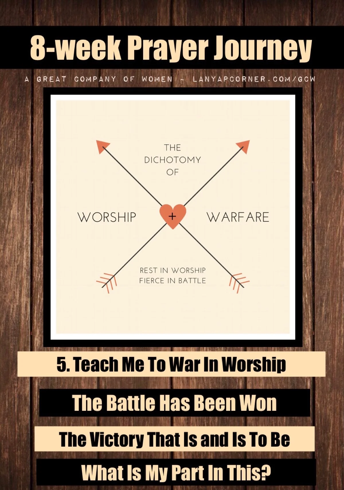 Teach Me To War In Worship