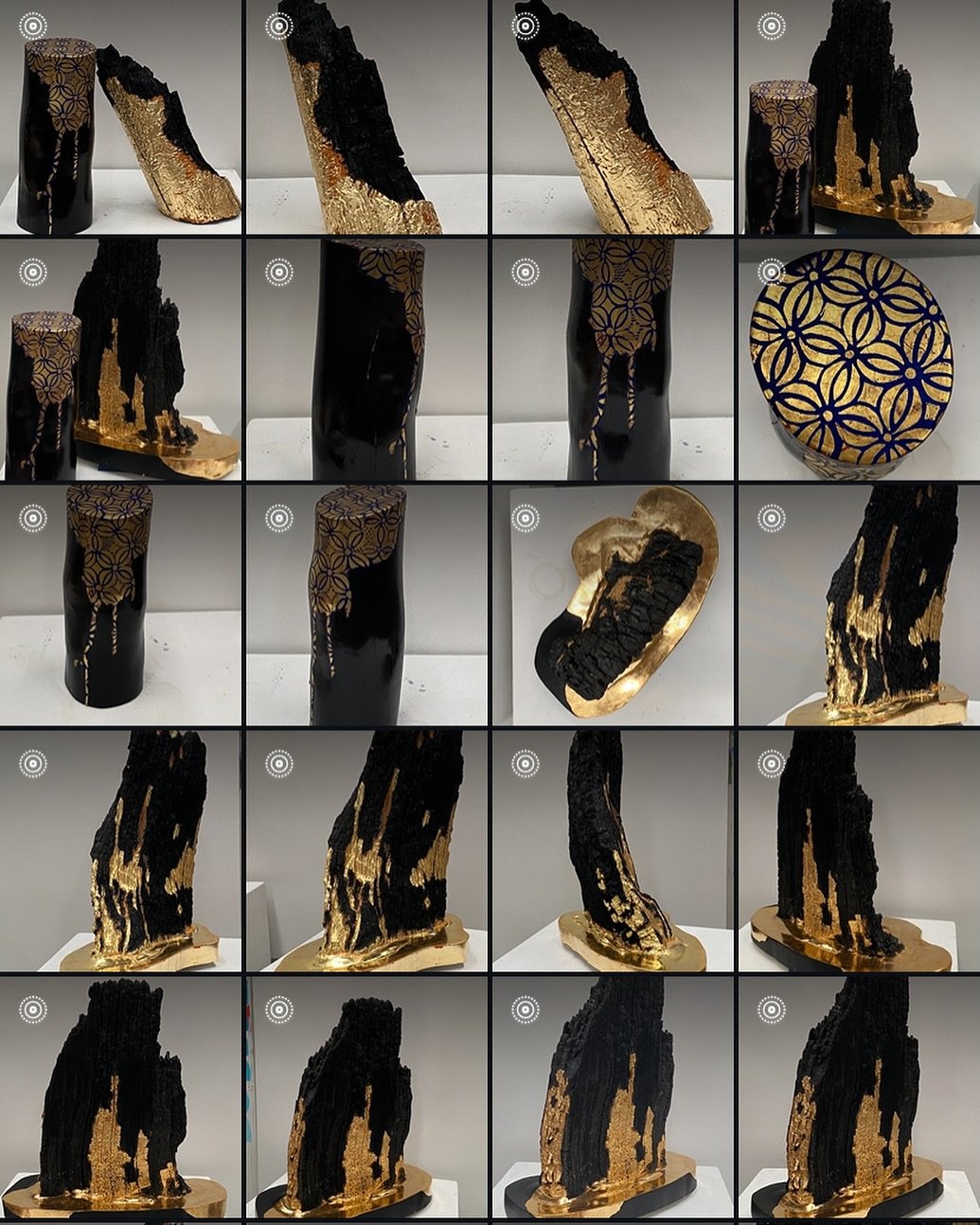 It was Gold.  #sculpture #23.5k #gilding #group #series