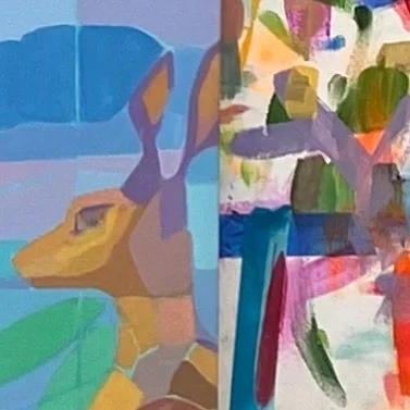 Getting there, wall palette and kangaroo