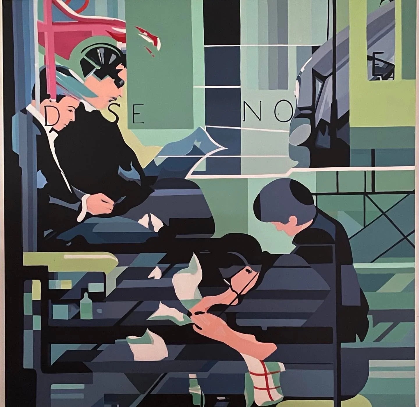 The shoe polishers, from Calle Serrano , Madrid.