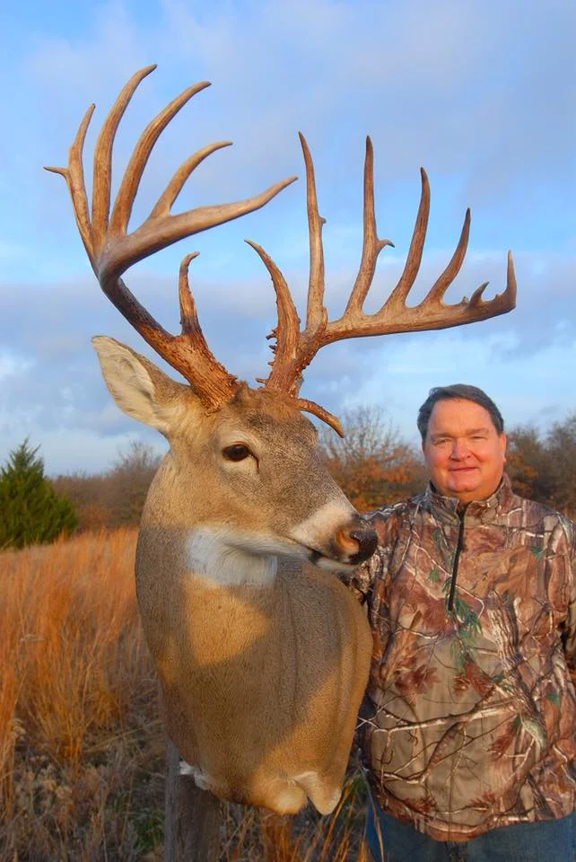 George Moore arrowed this 206” Oklahoma whitetail back in 2010.