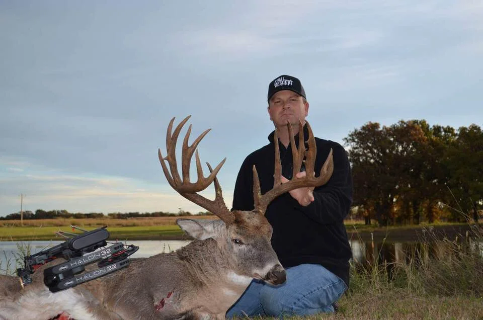 Final Descent Outdoors staffer Paul Powers arrowed this Oklahoma buck in 2018 scoring 186 4/8” making it the second largest buck taken on Final Descent Outdoors.