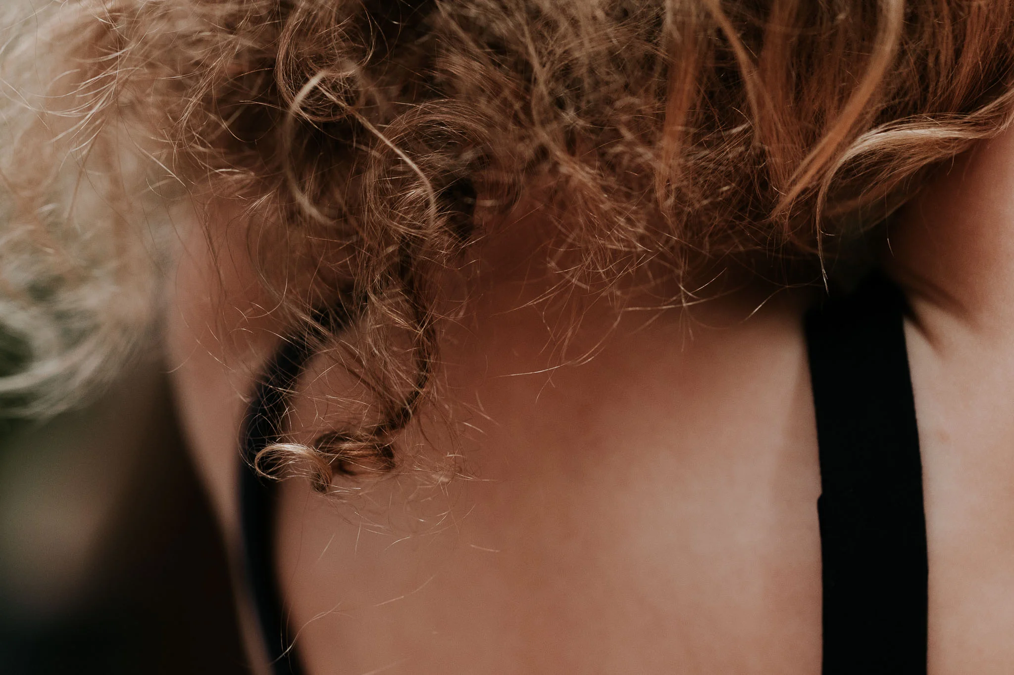 flower girl getting ready details documentary style wedding photography 