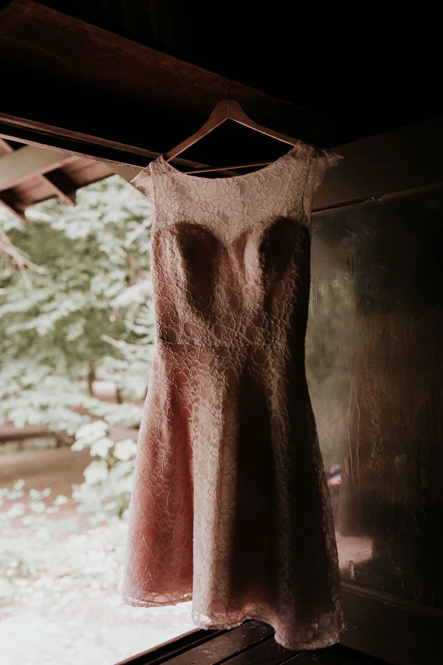 gorgeous nontraditional blush wedding dress Inso - pnw wedding photography