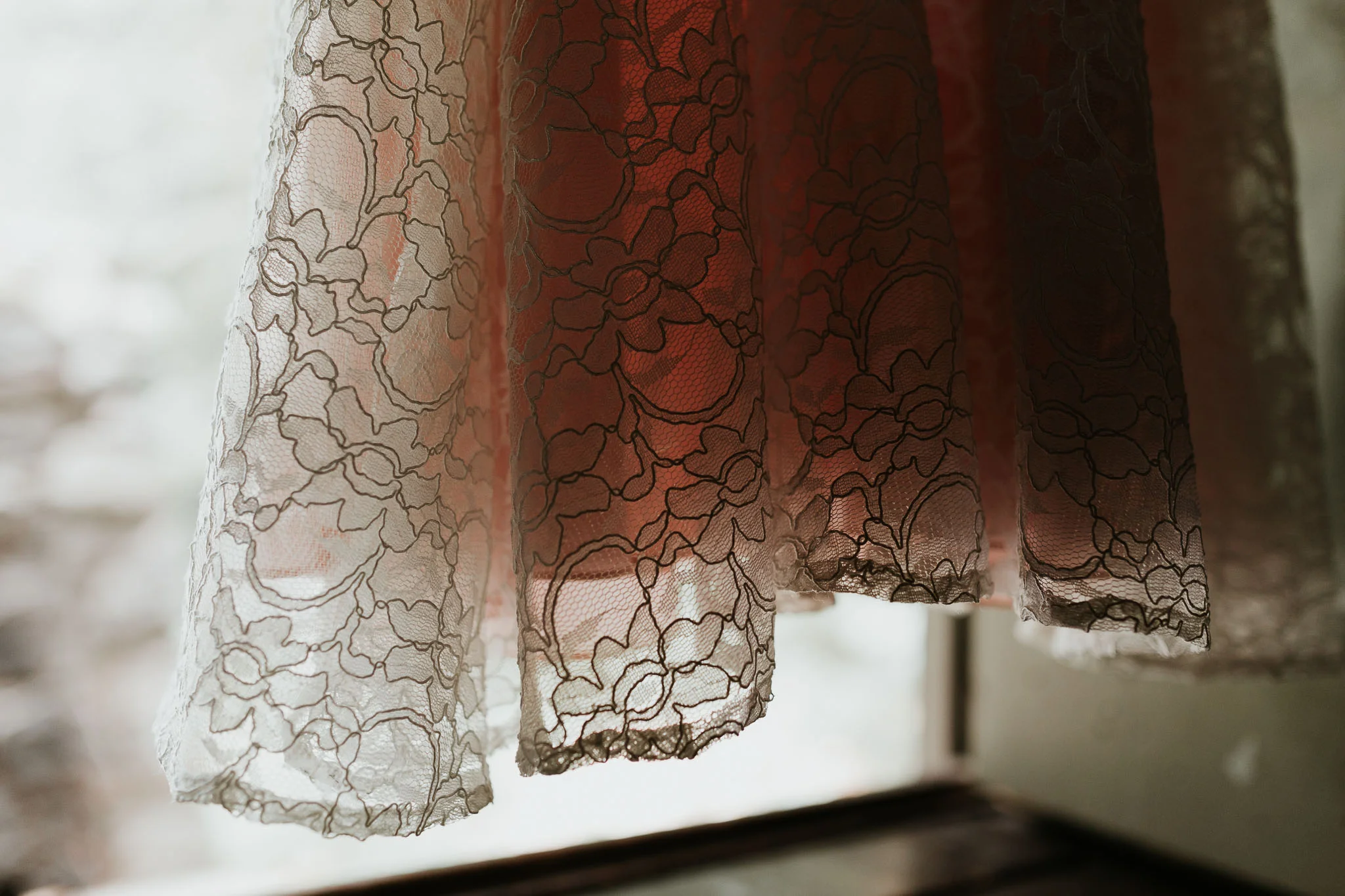 gorgeous nontraditional blush wedding dress Inso - pnw wedding photography