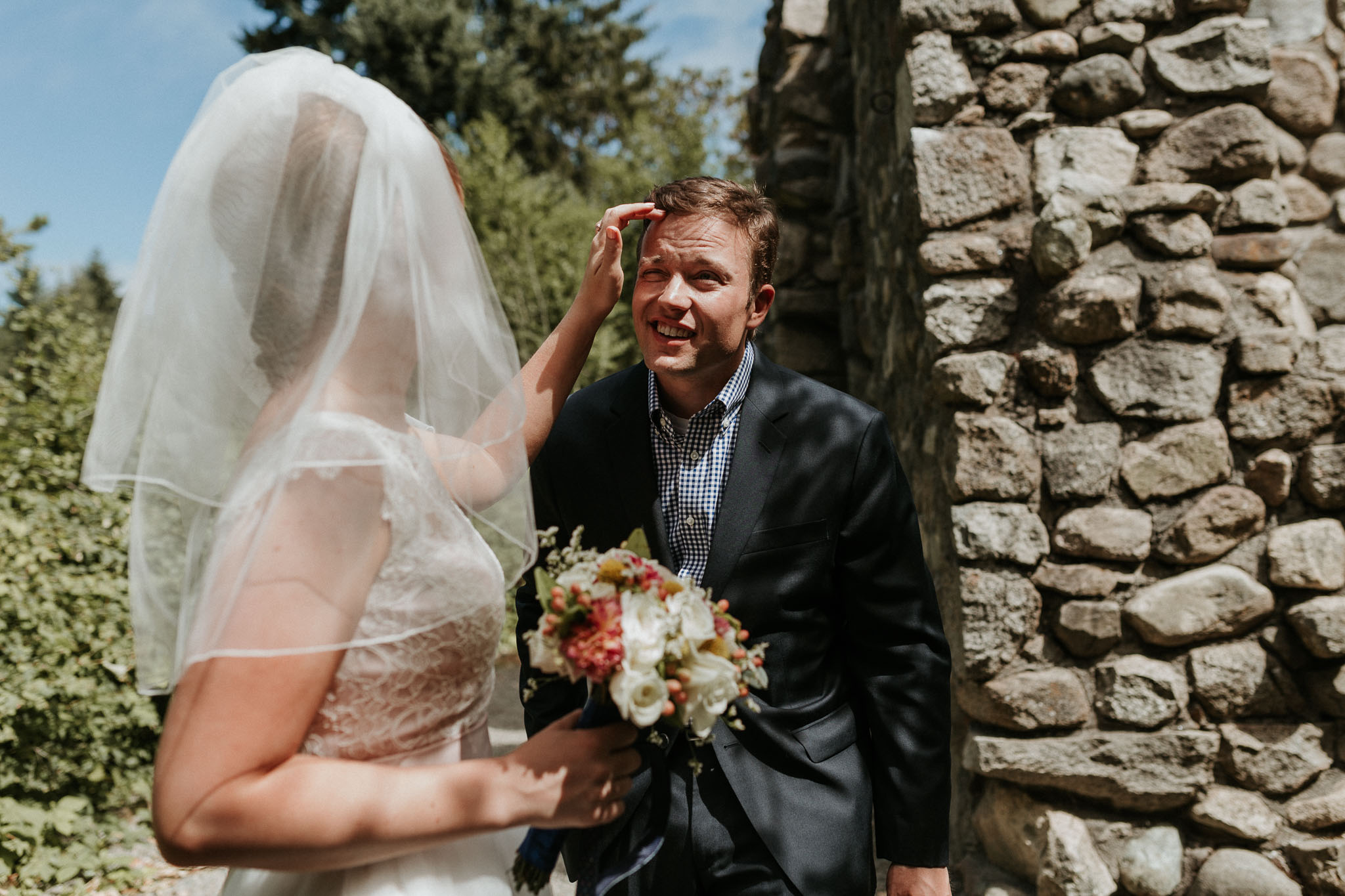 Documentary style wedding photography by Georgia Haygood photography 