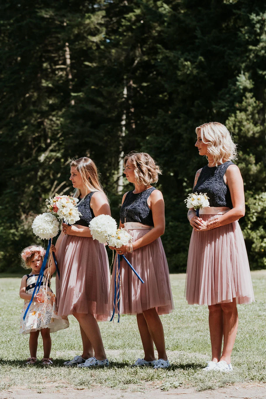 PNW summer wedding at camp long, seattle