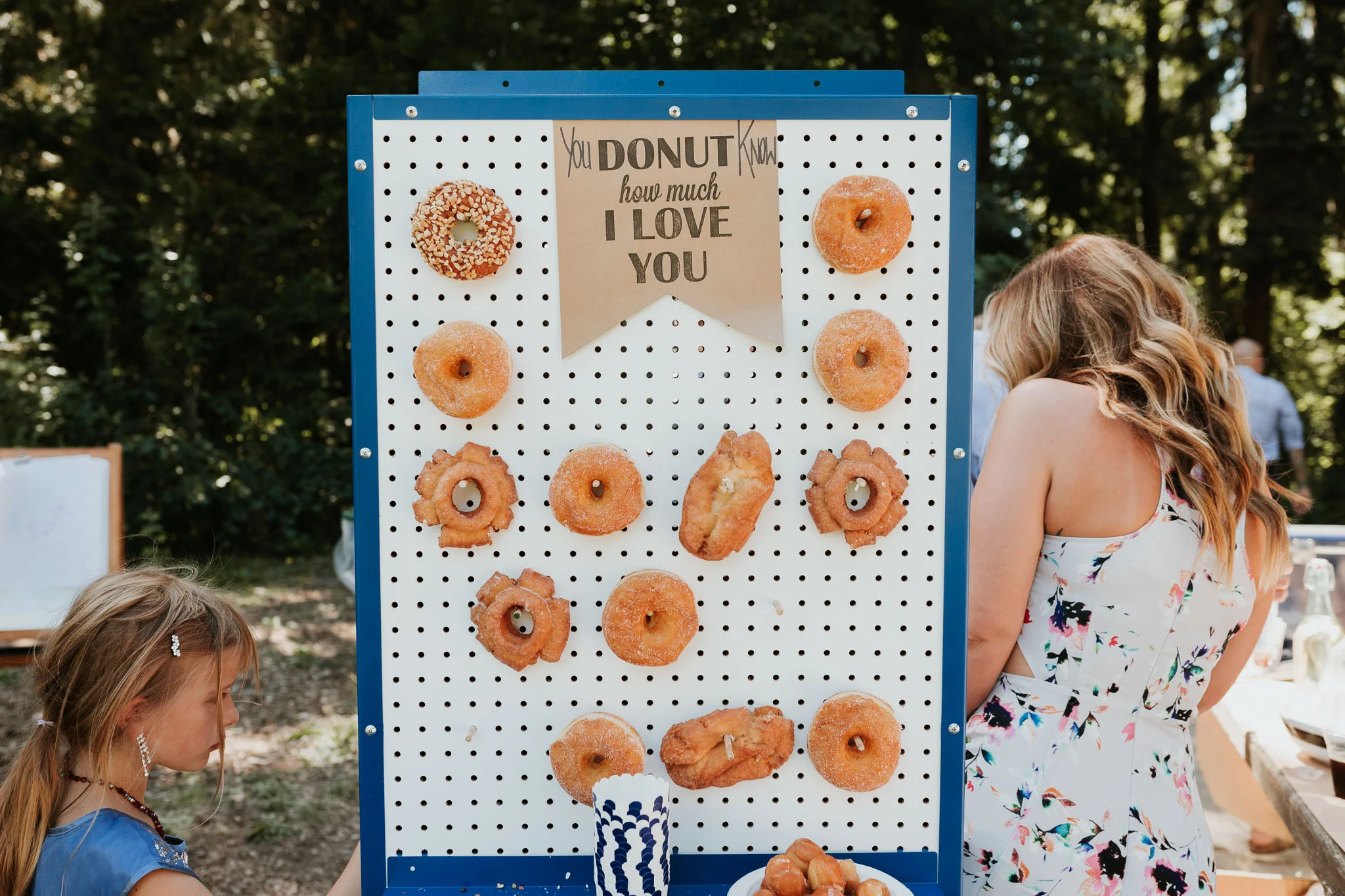 wedding doughnut wall 