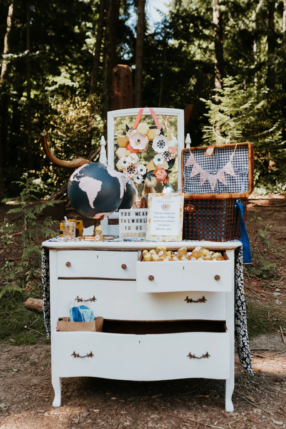 pnw wedding at camp long decoration inspiration 