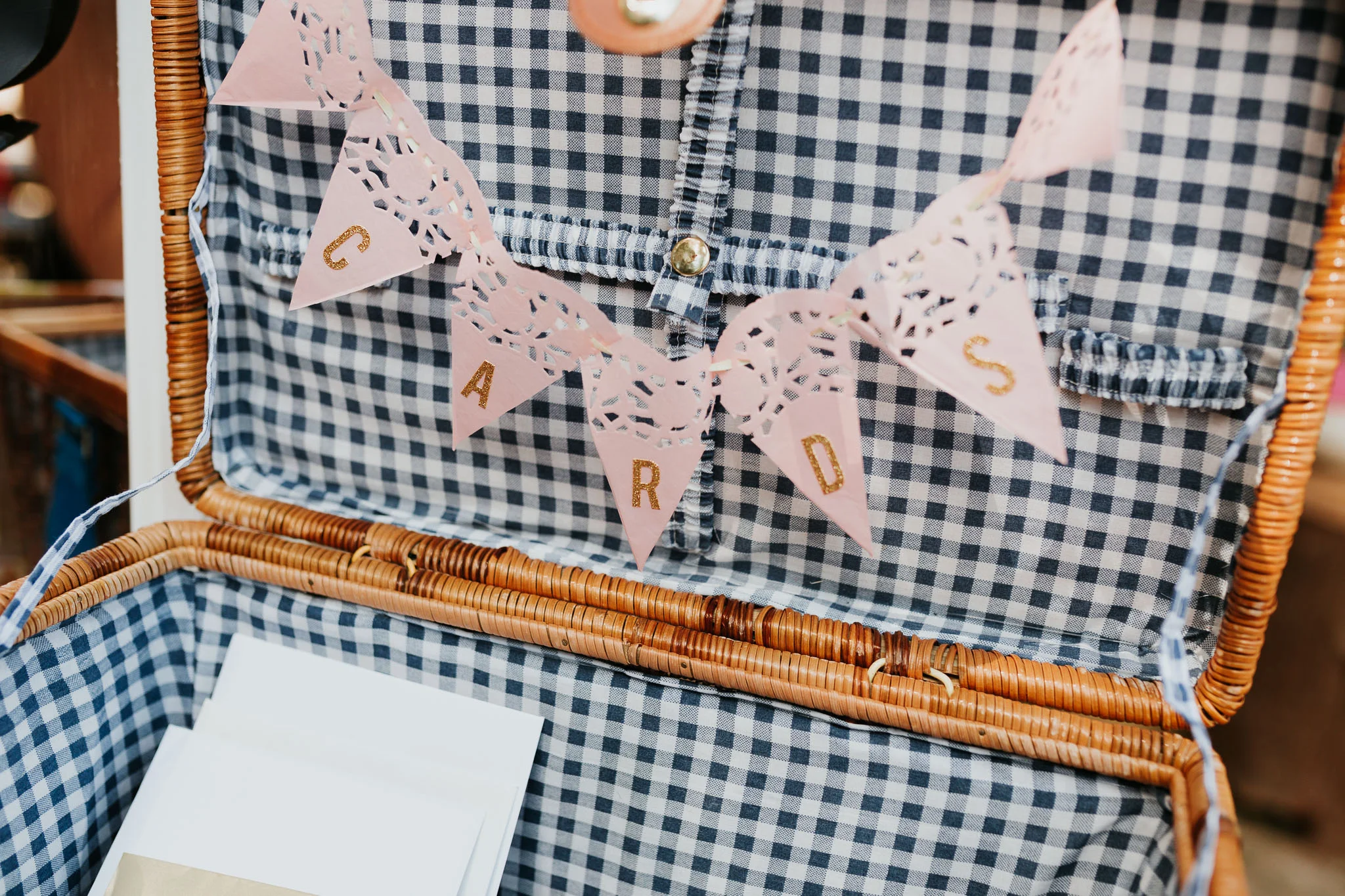 whicker basket for love notes from guests - wedding ideas 