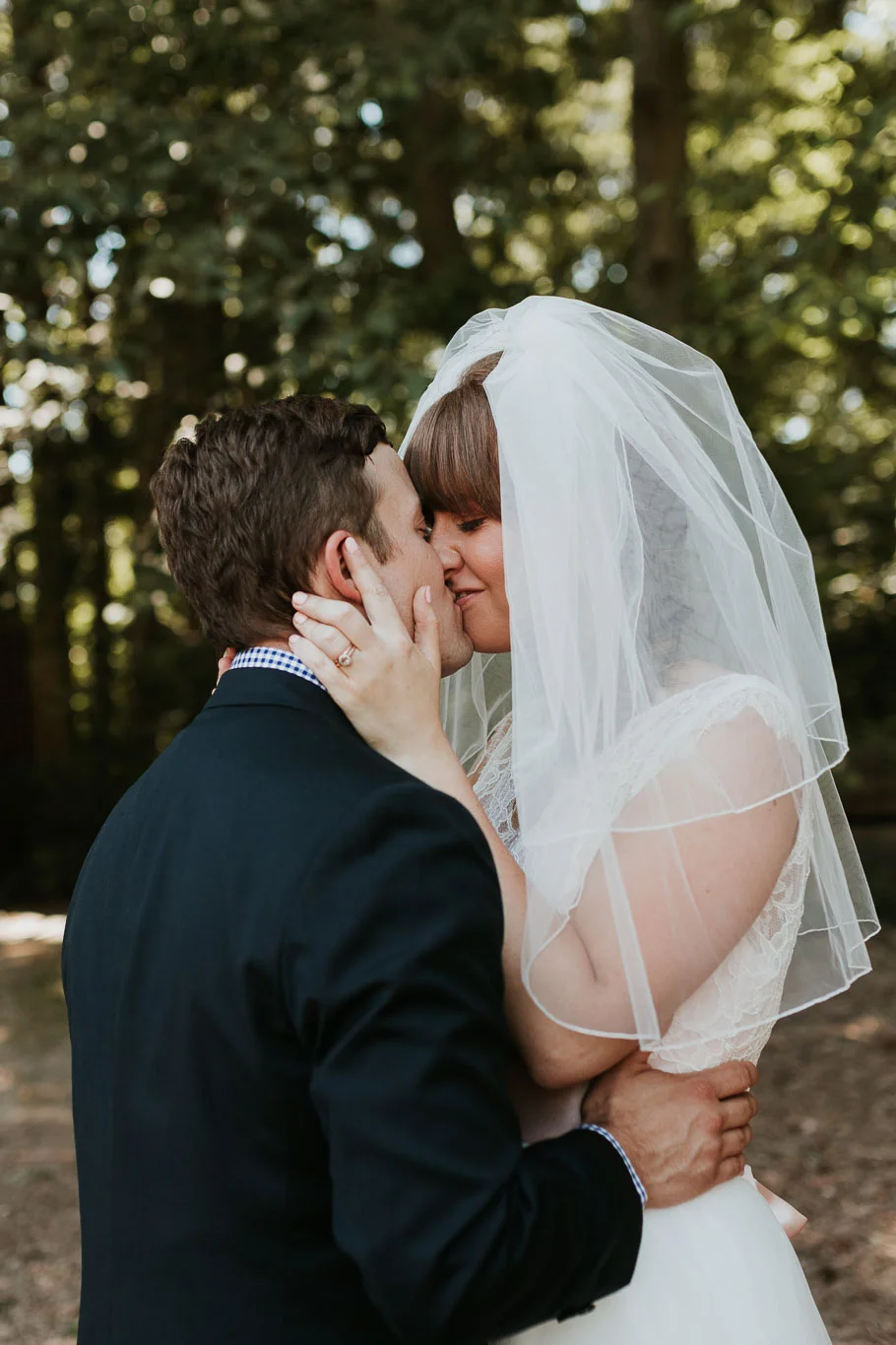 bride and groom first dance