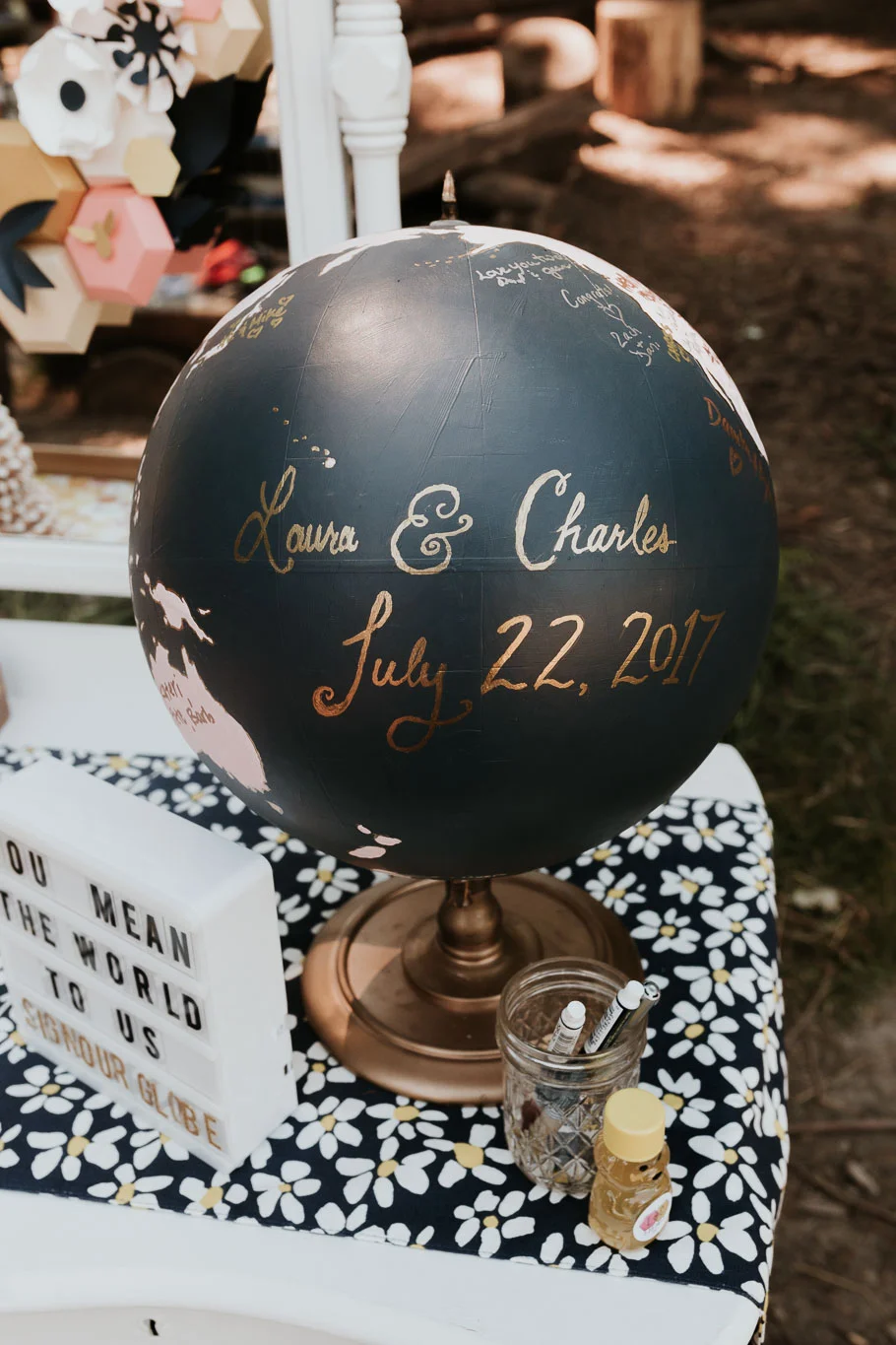 gorgeous wedding decoration inspiration for outdoor pnw wedding at camp long in Seattle Washington 