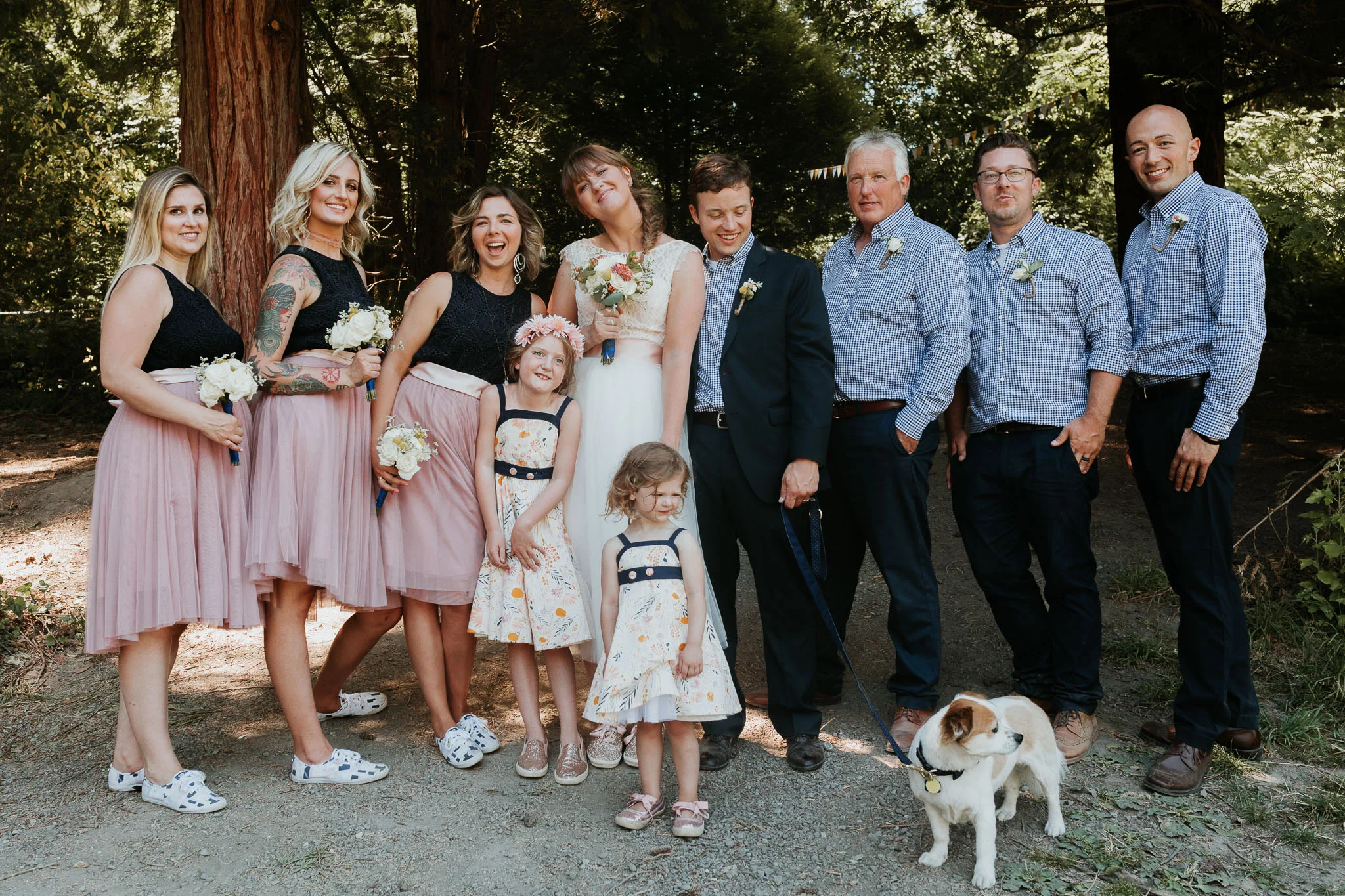bridal party formal picture - Georgia Haygood photography
