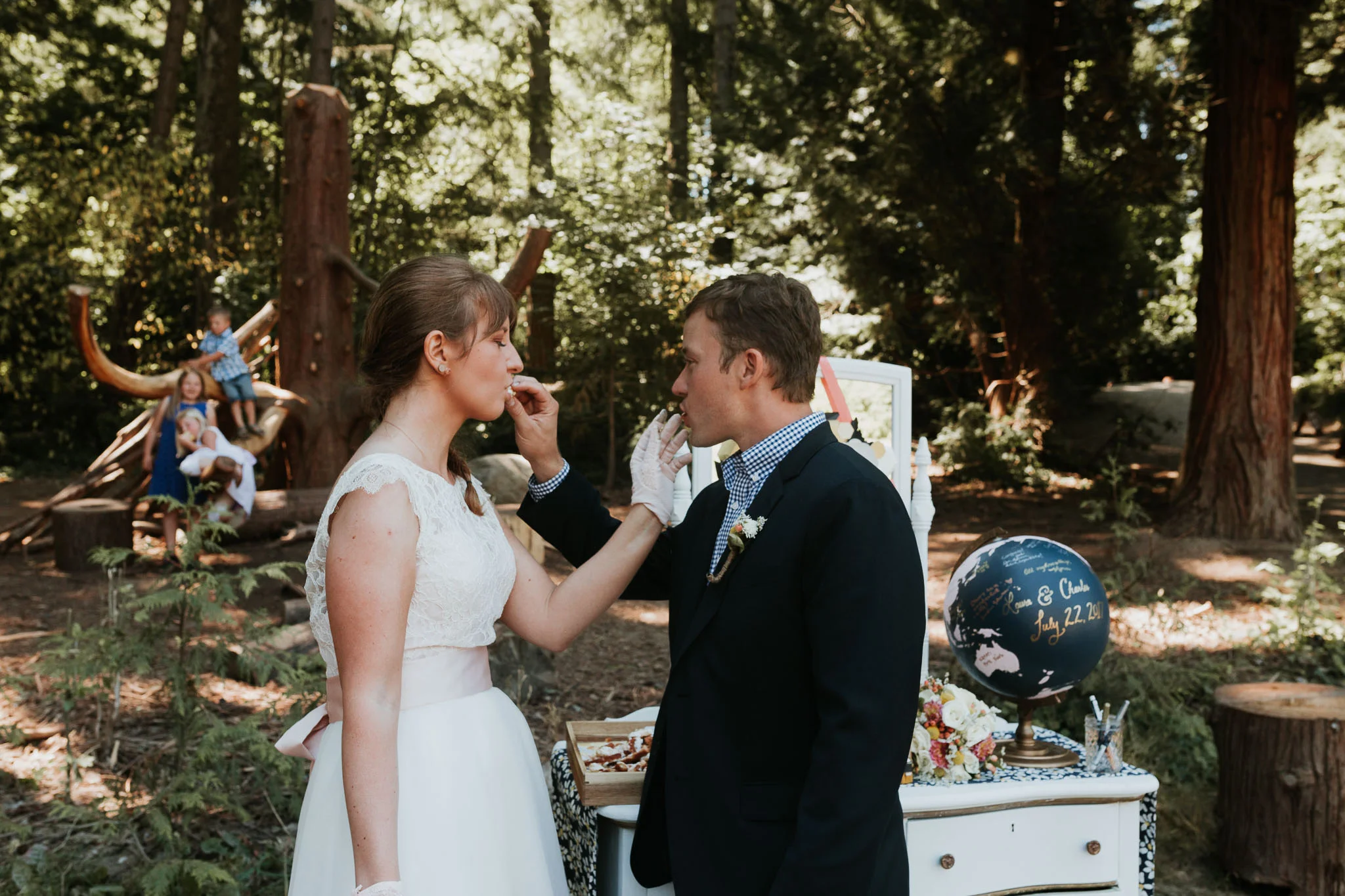 camp long summer wedding 