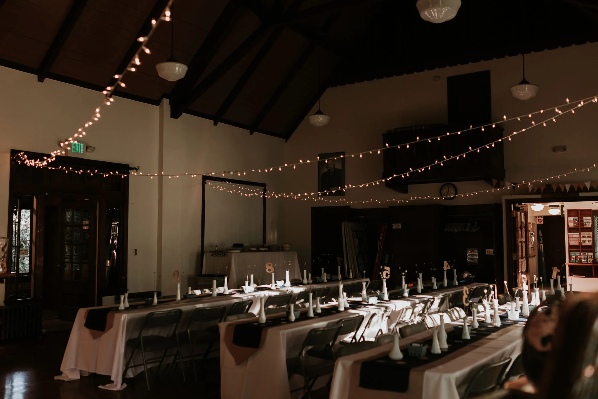 camp long wedding reception 