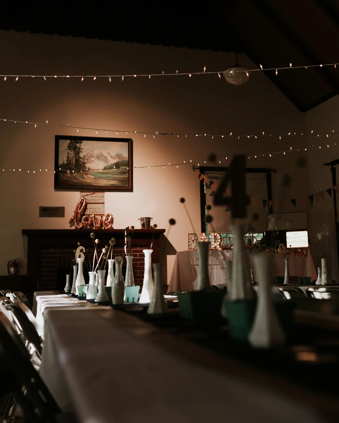 camp long wedding reception 