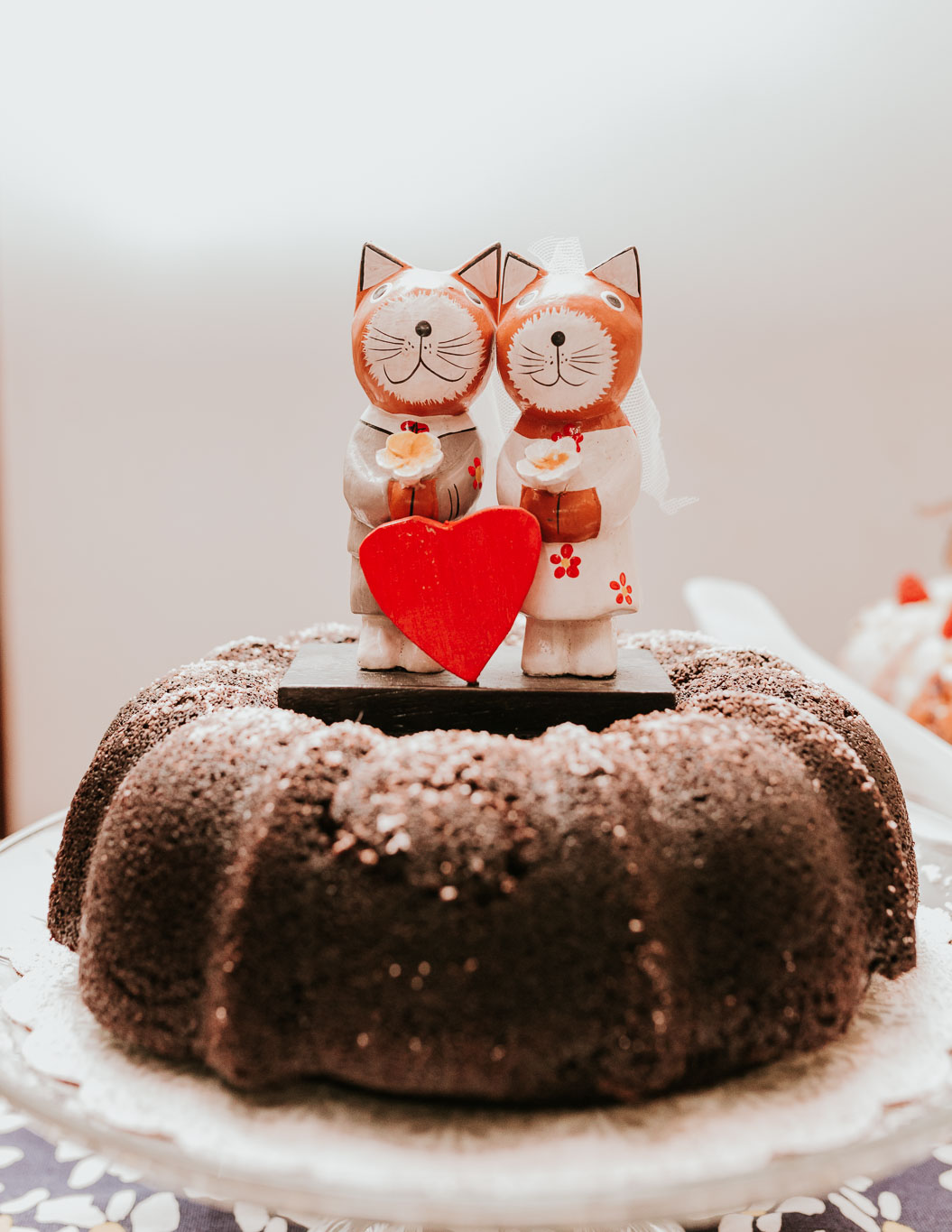 kitty cat bride and groom cake toppers 