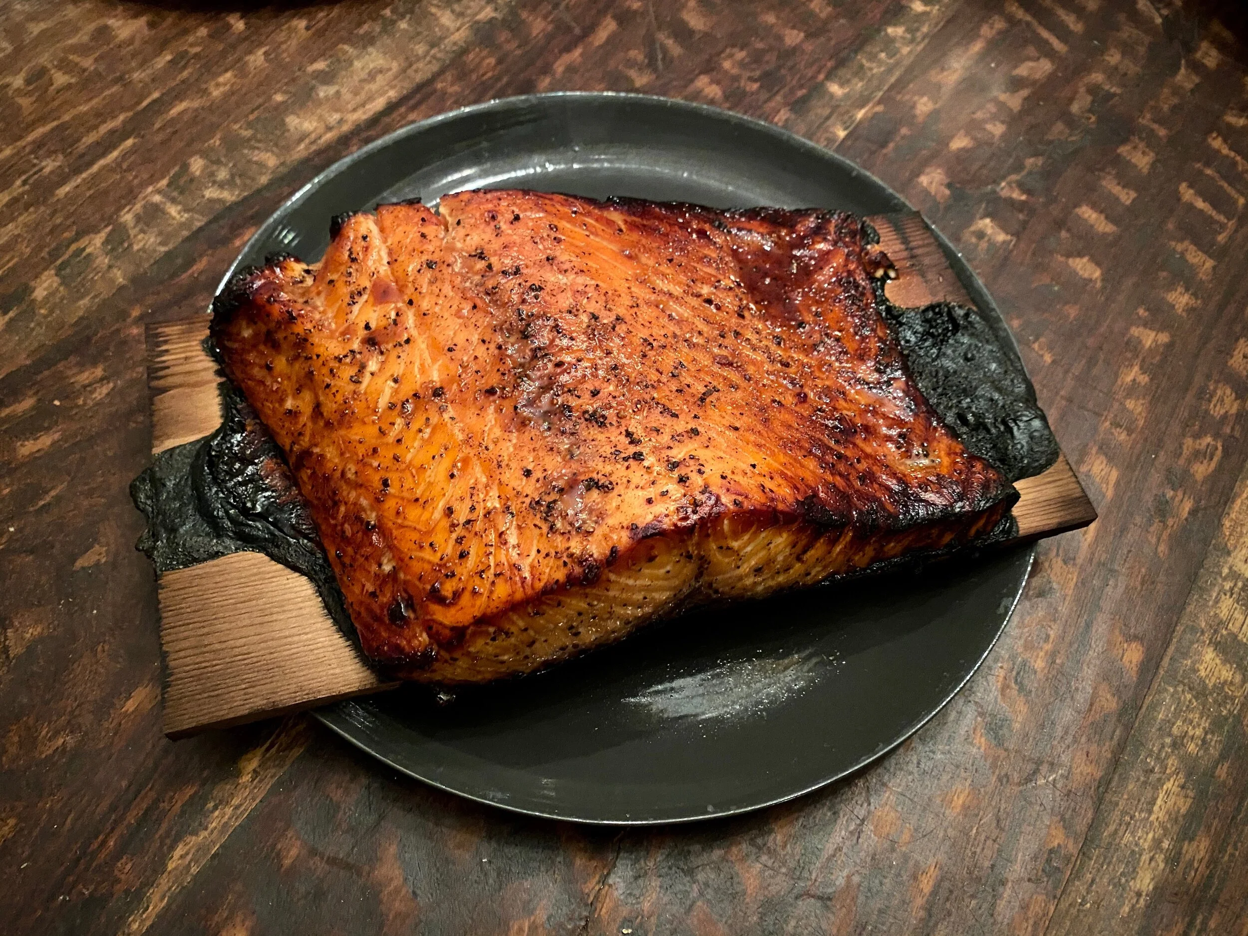 Cedar-Plank Grilled Salmon
