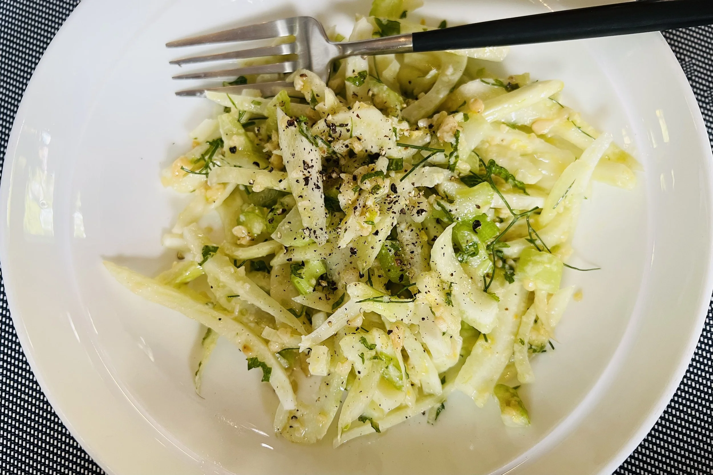 Eden Grinshpan's Shaved Fennel, Celery and Mint Salad