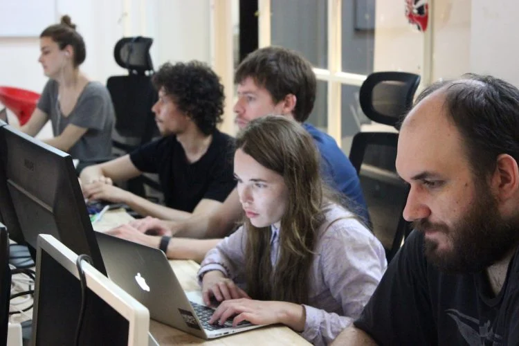 Alex is part of Coderbunker, a software hackerspace and community for developers in Shanghai. Photo credit: Coderbunker .