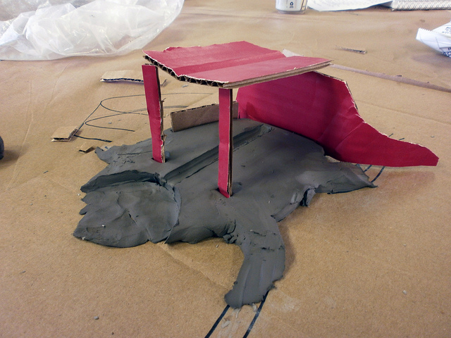 An initial model (photo by Sara Black)