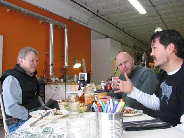 Jay, Rod, and Nathan discussing rural community health and medicine