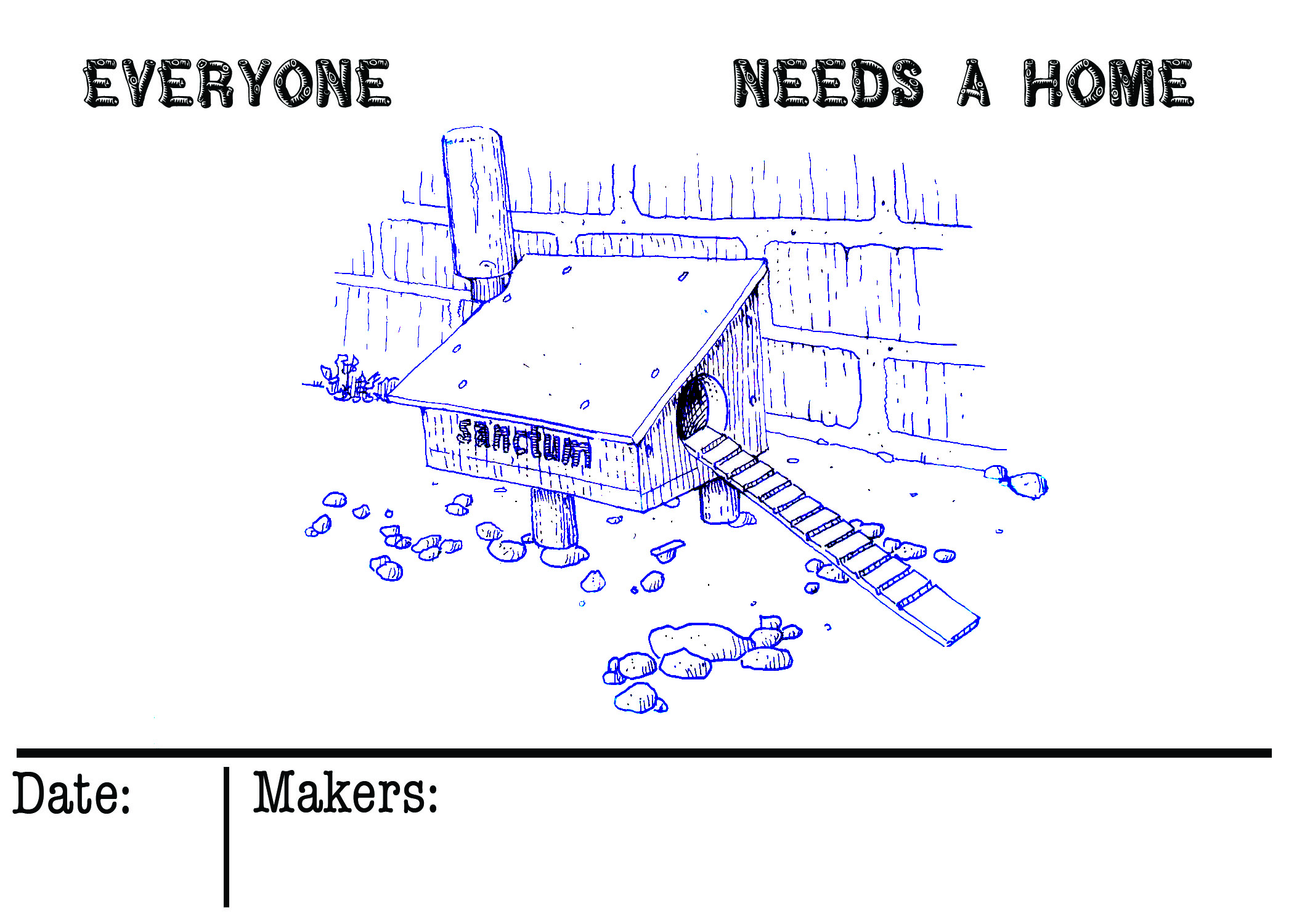 This is the card that was co-signed by the house maker and myself