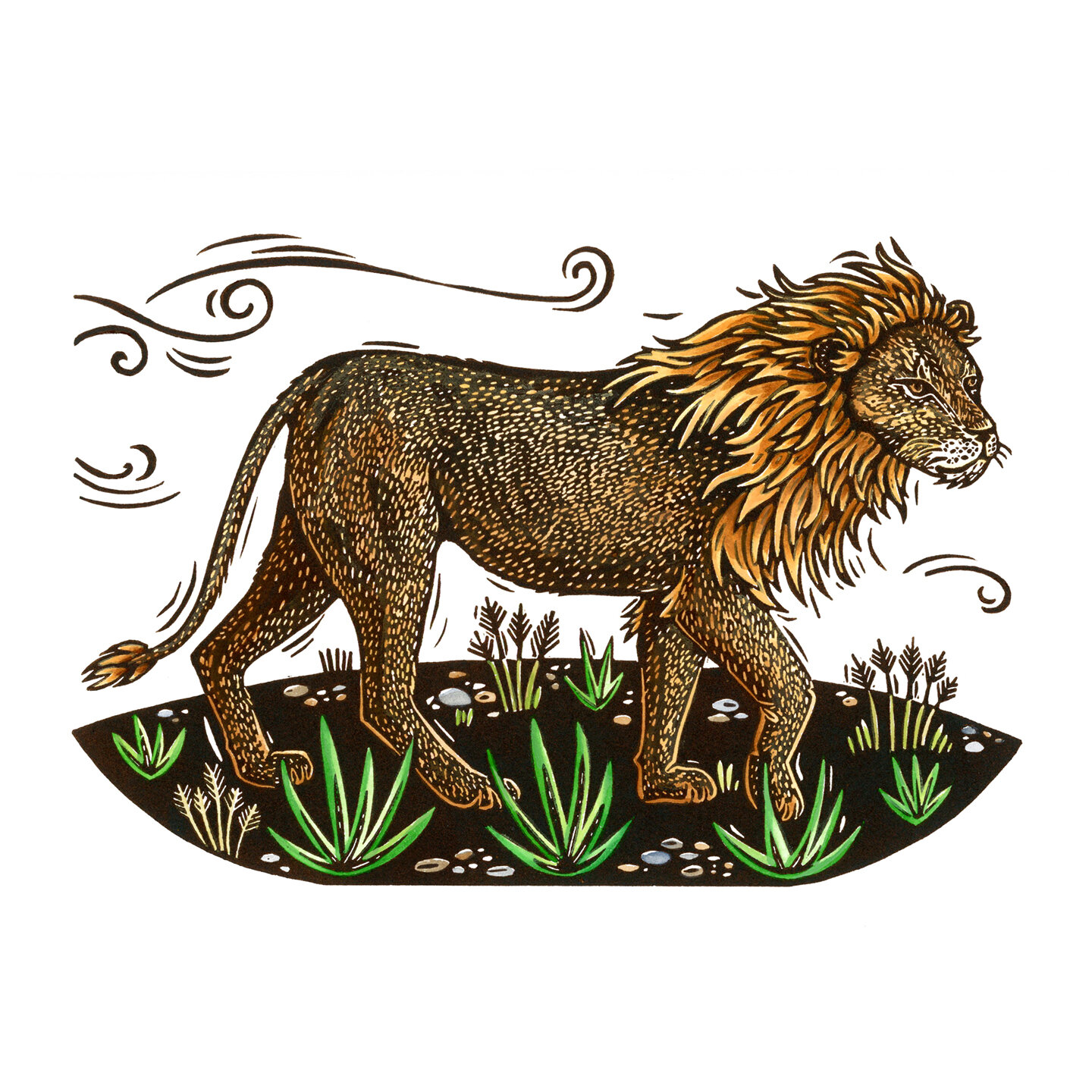 Lion painted square.jpg