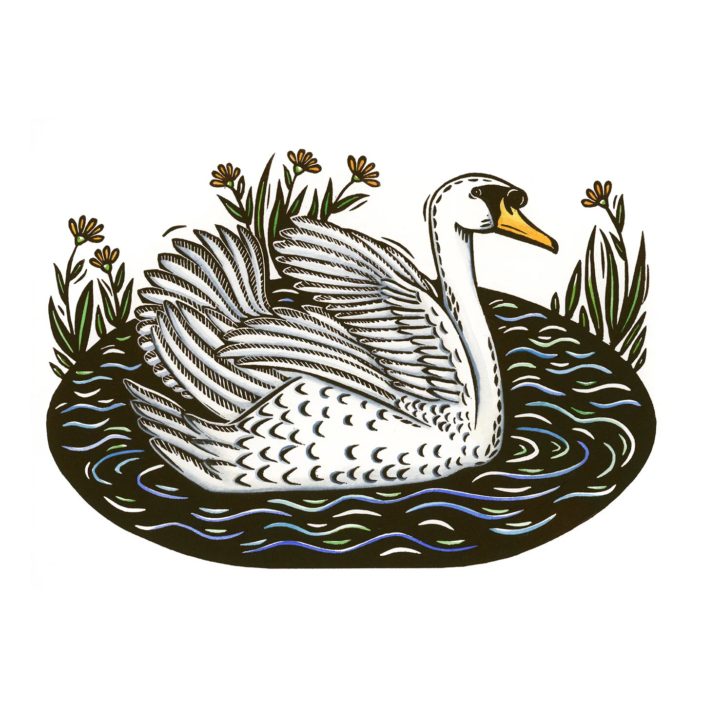 Swan painted square.jpg