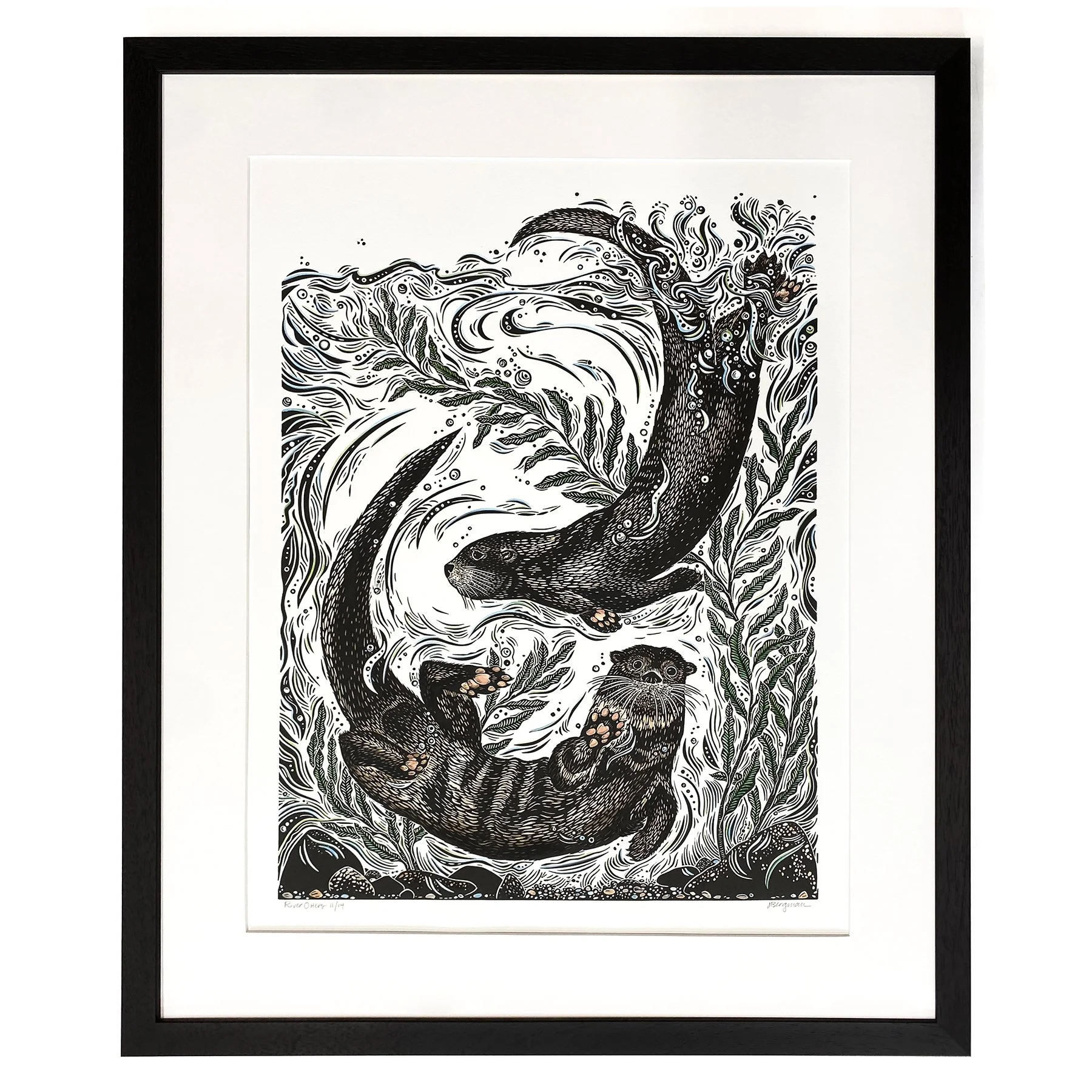 River Otters framed 11-14 sm.jpg