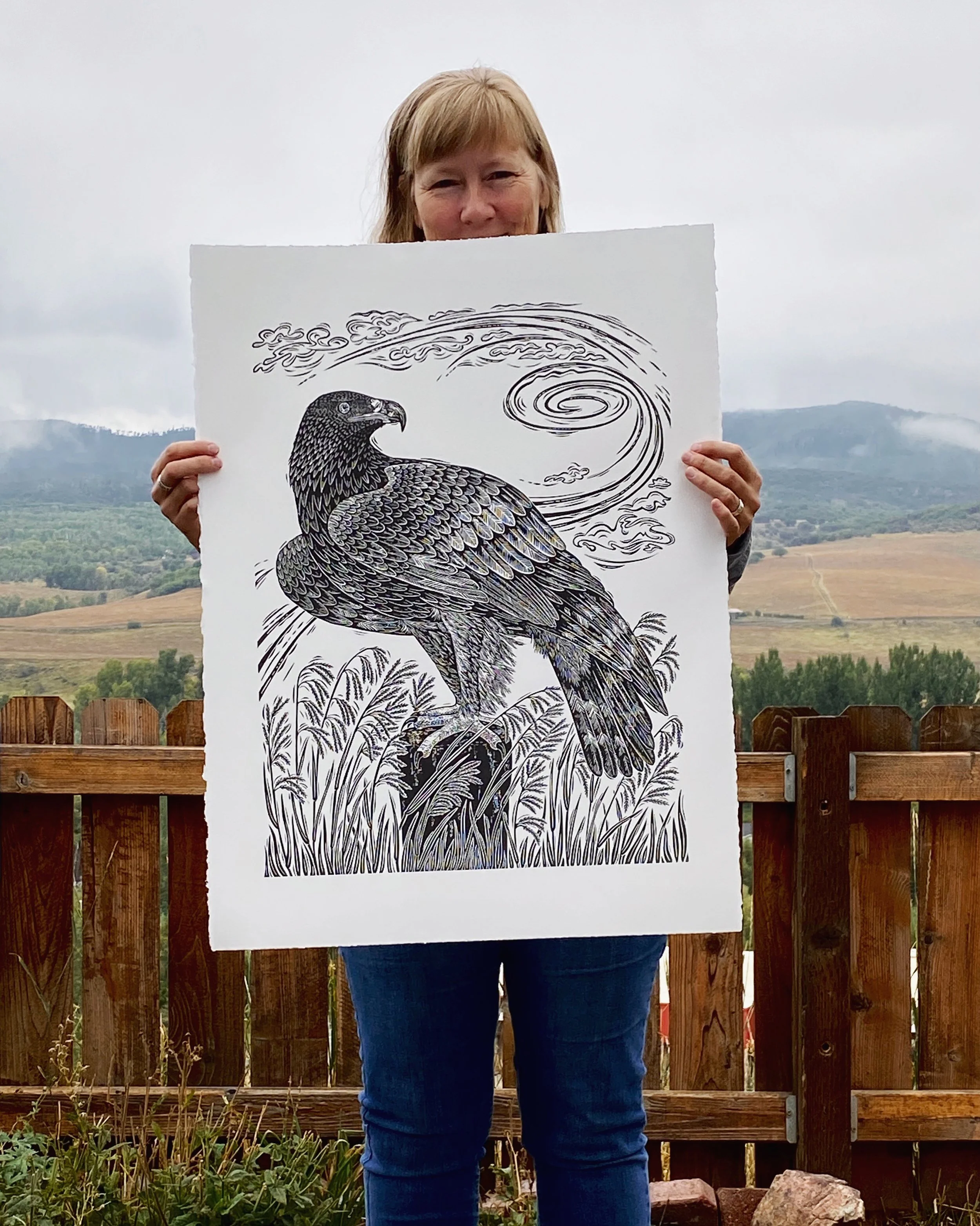 Jill with print.JPG