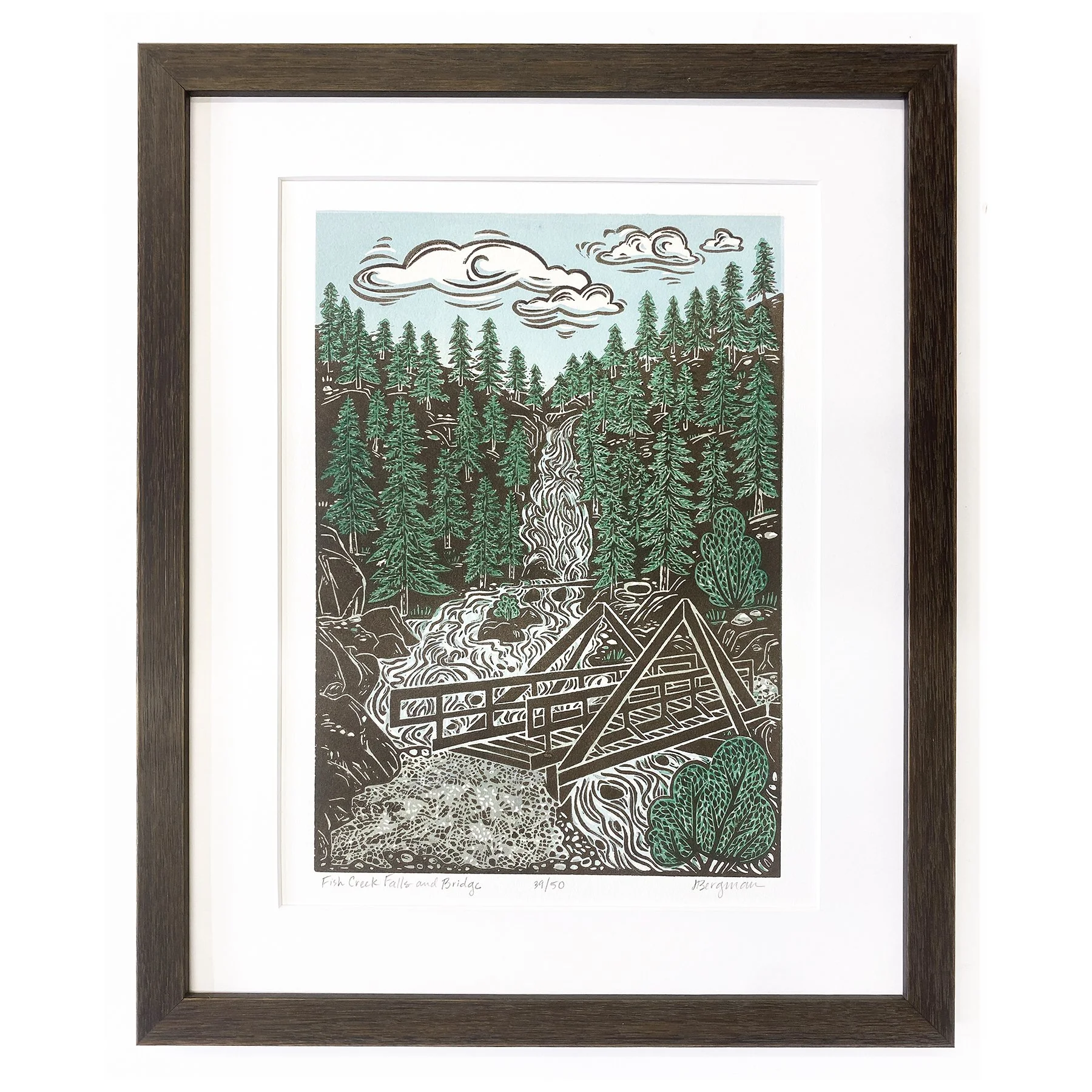 Fish Creek Falls and Bridge framed sm 39-50.jpg