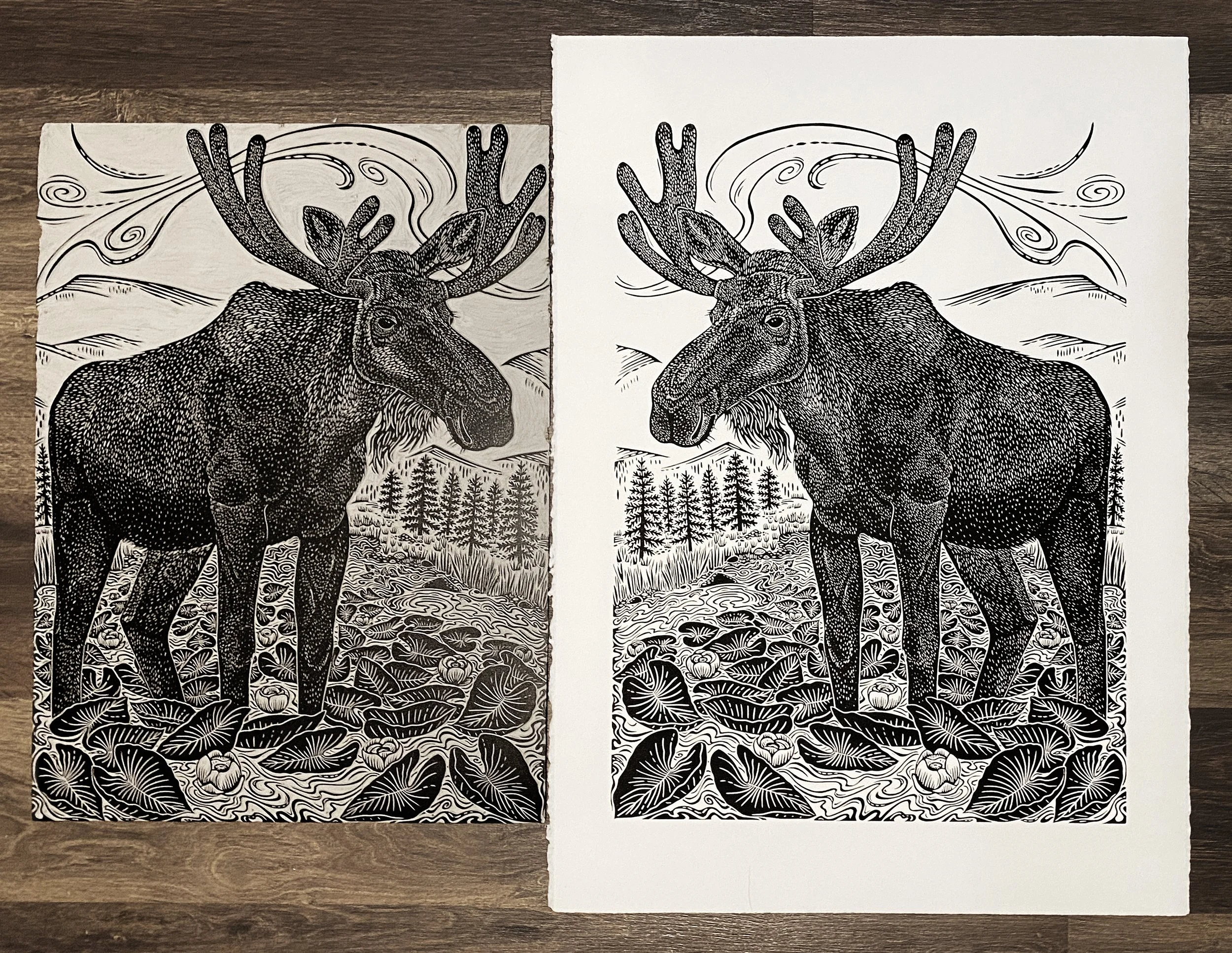 Moose print + block.jpg