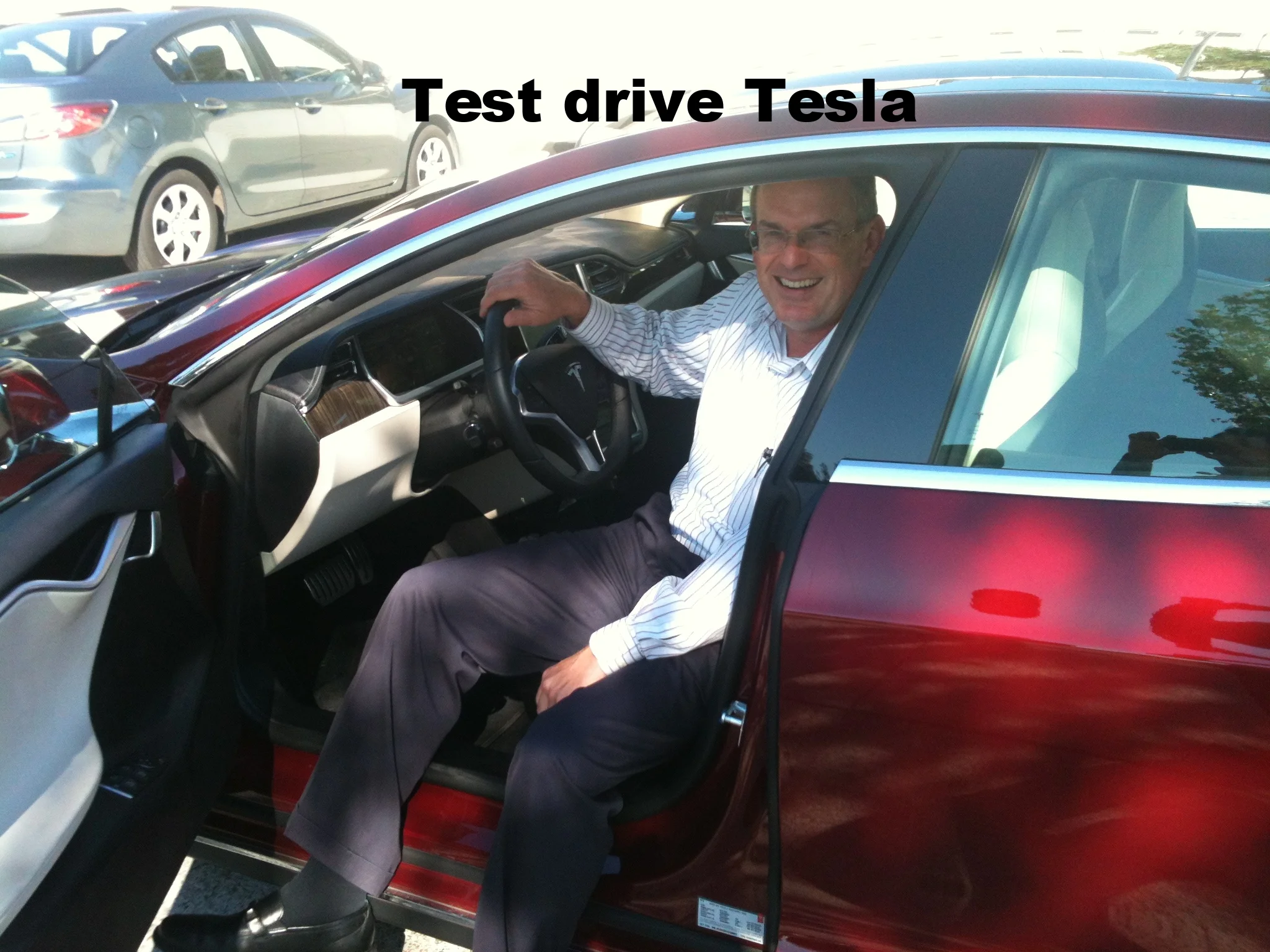 Tesla test drive