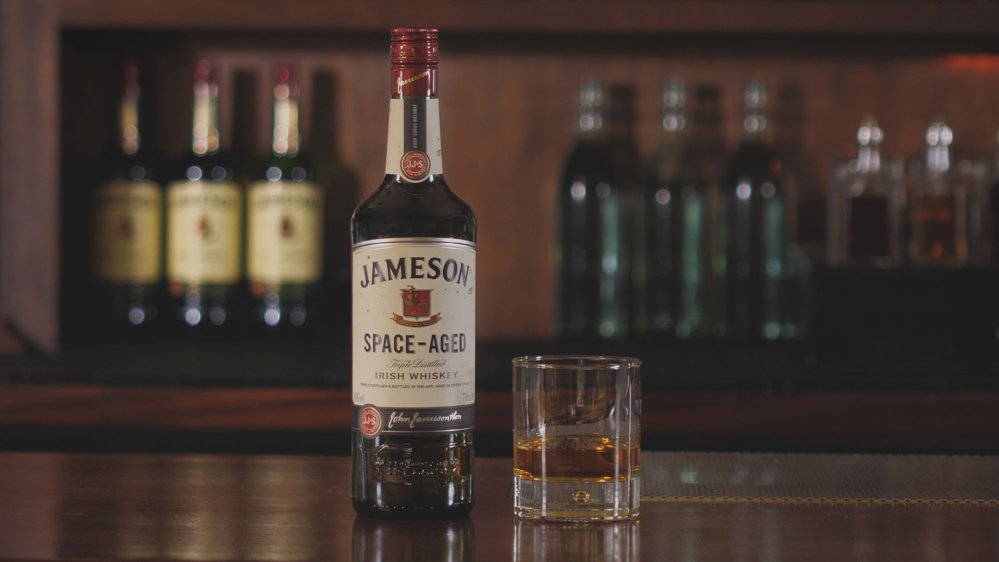 For April Fools’ 2018 we launched Jameson Space-Aged, a new whiskey matured in Ireland and finished in outer space. We worked with Sent Into Space in the UK to help our space dreams come true and launch an actual bottle of Jameson 110,000 feet abo