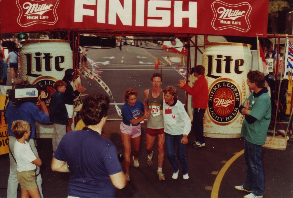 Kay Rhead at the Ultra finish line
