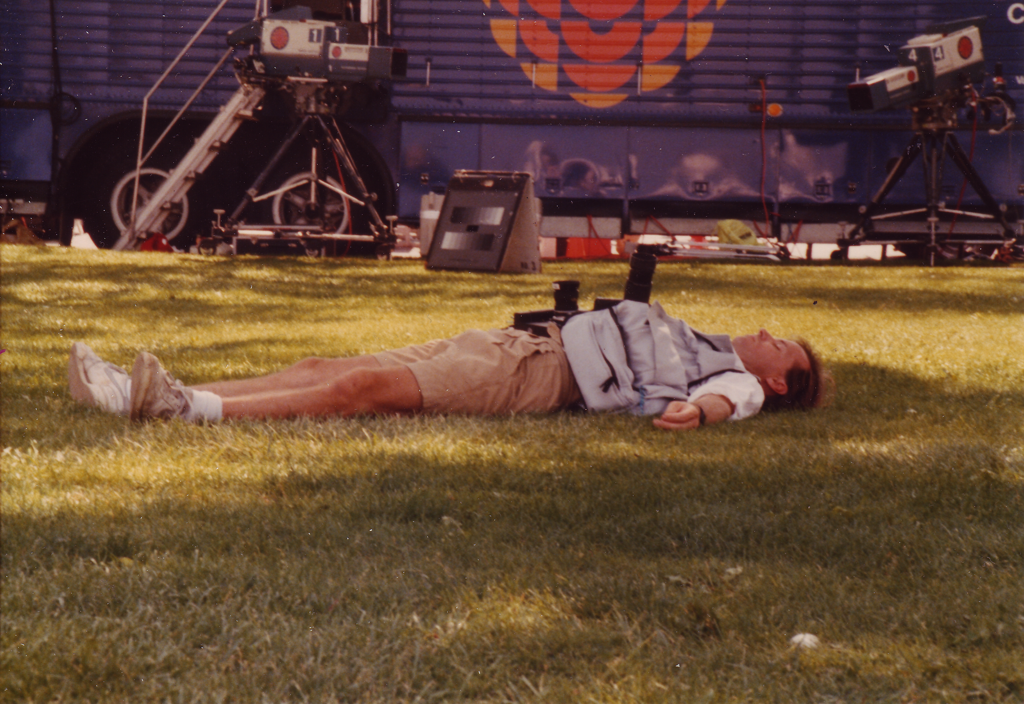 Triathlon Magazine reporter CJ Olivares Jr resting